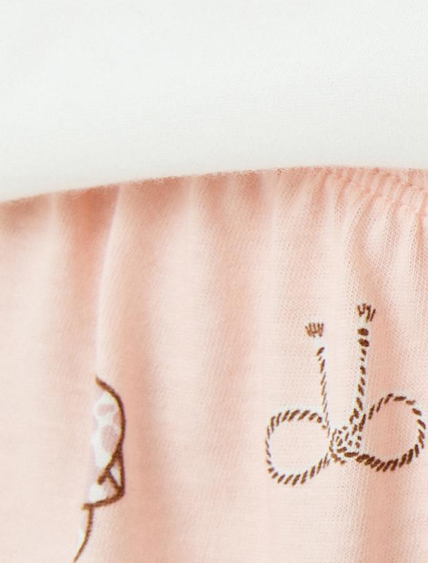 Baskılı Örme Pijama Takımı 2 Parça_5