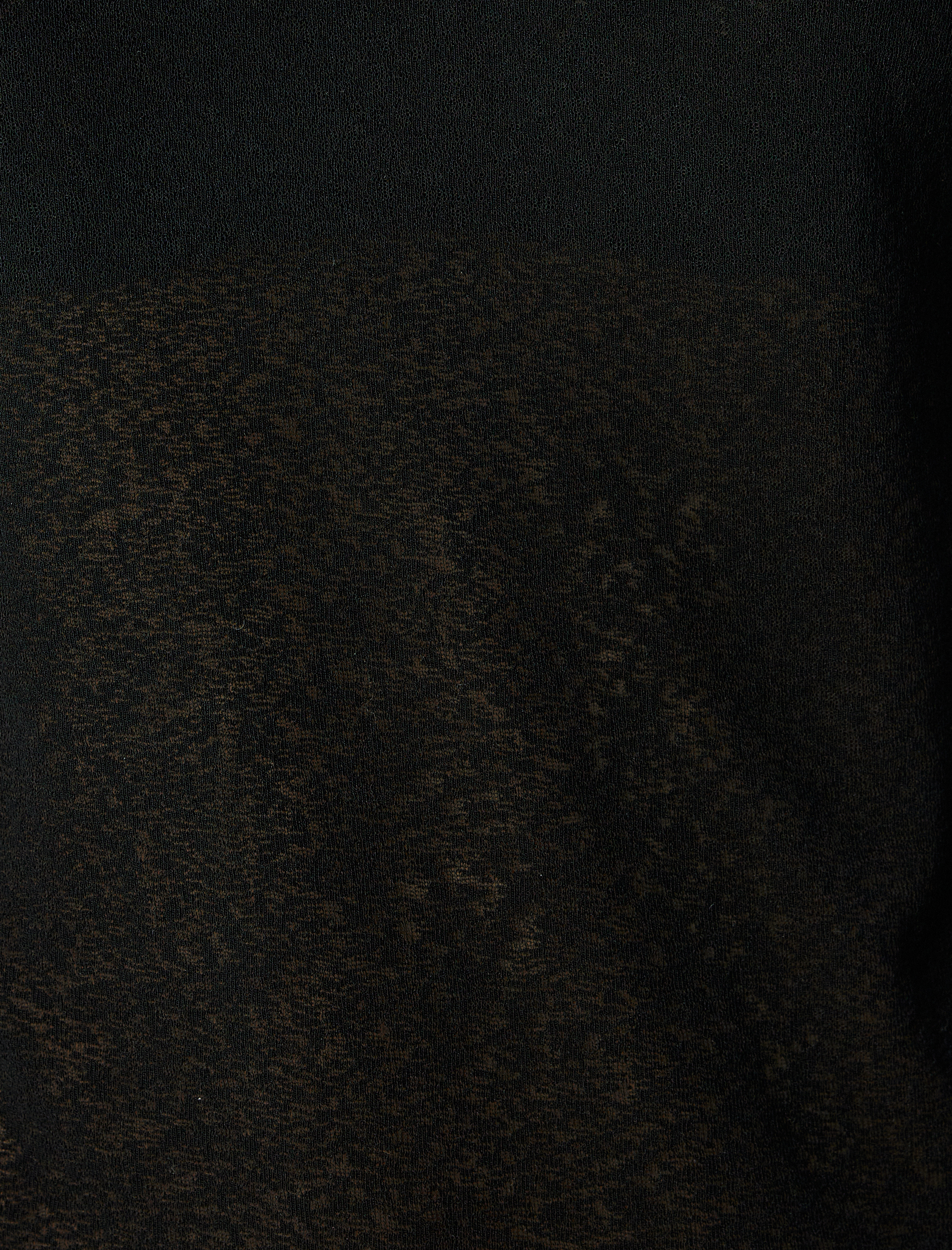   Balıkçı Yaka Yarı Transparan Uzun Kollu Body