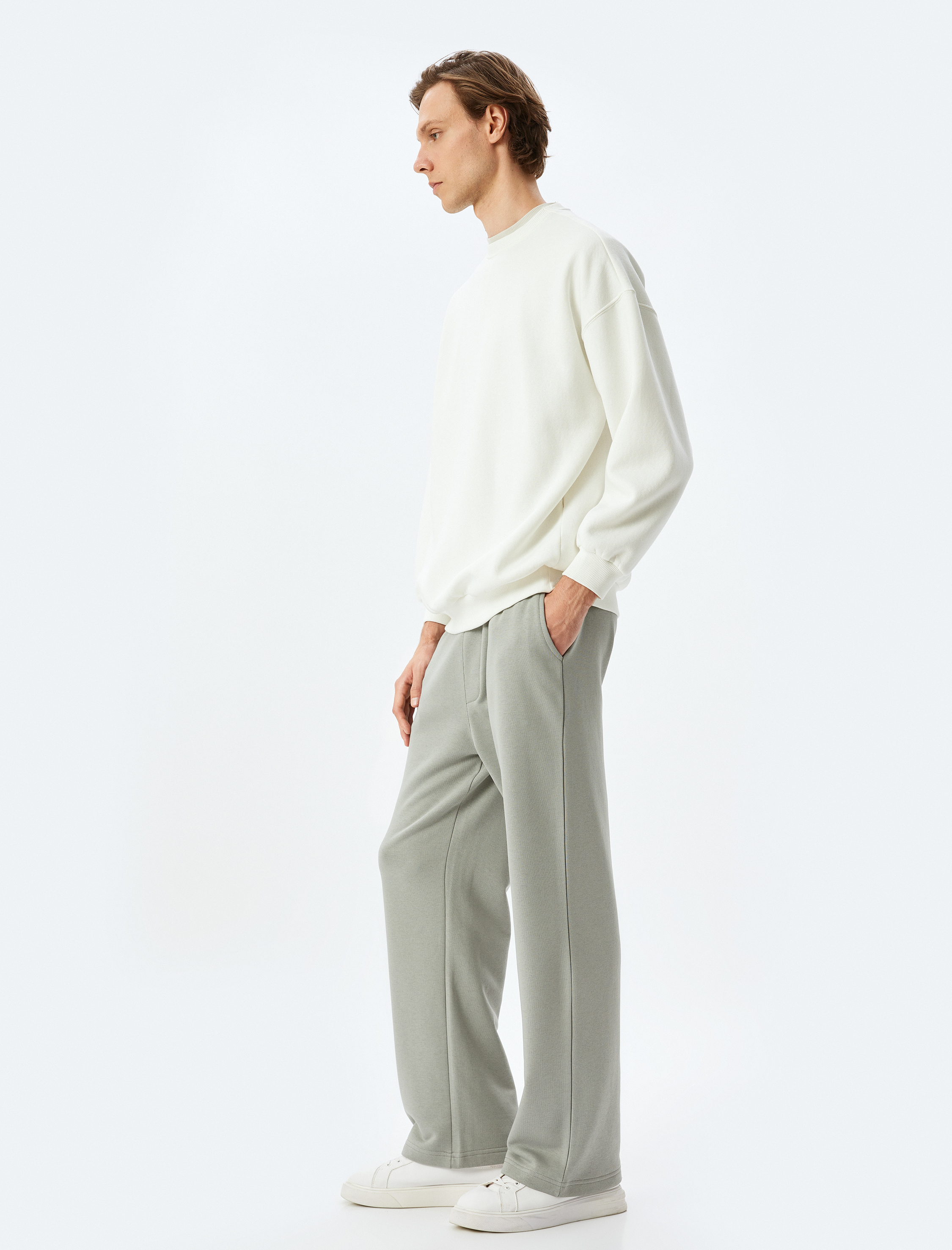   Kışlık Eşofman Altı Cep Detaylı Şardonlu