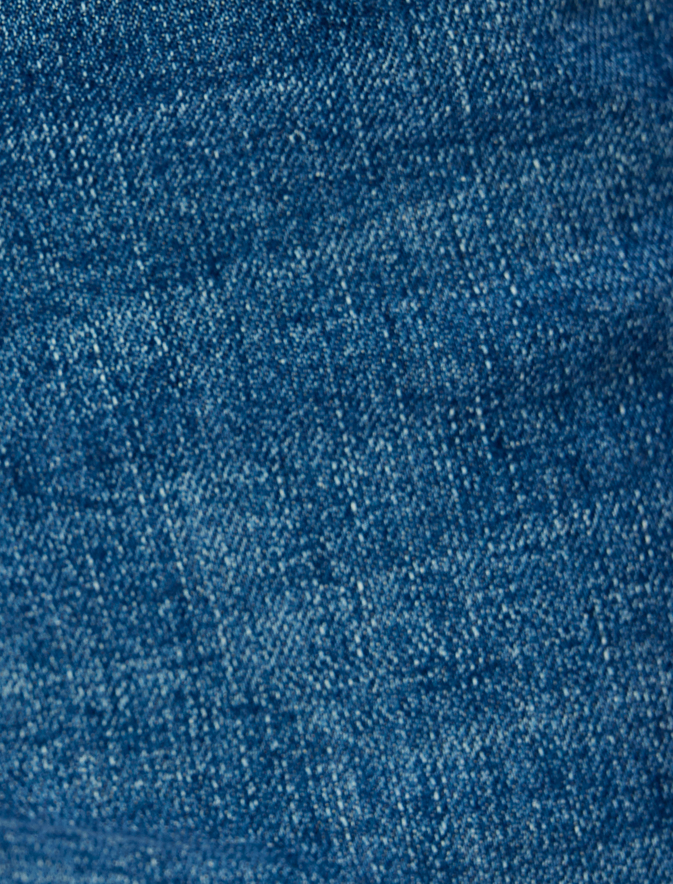   Düşük Bel İspanyol Paça Slim Fit Düğmeli Cepli Kot Pantolon - Flare Jean