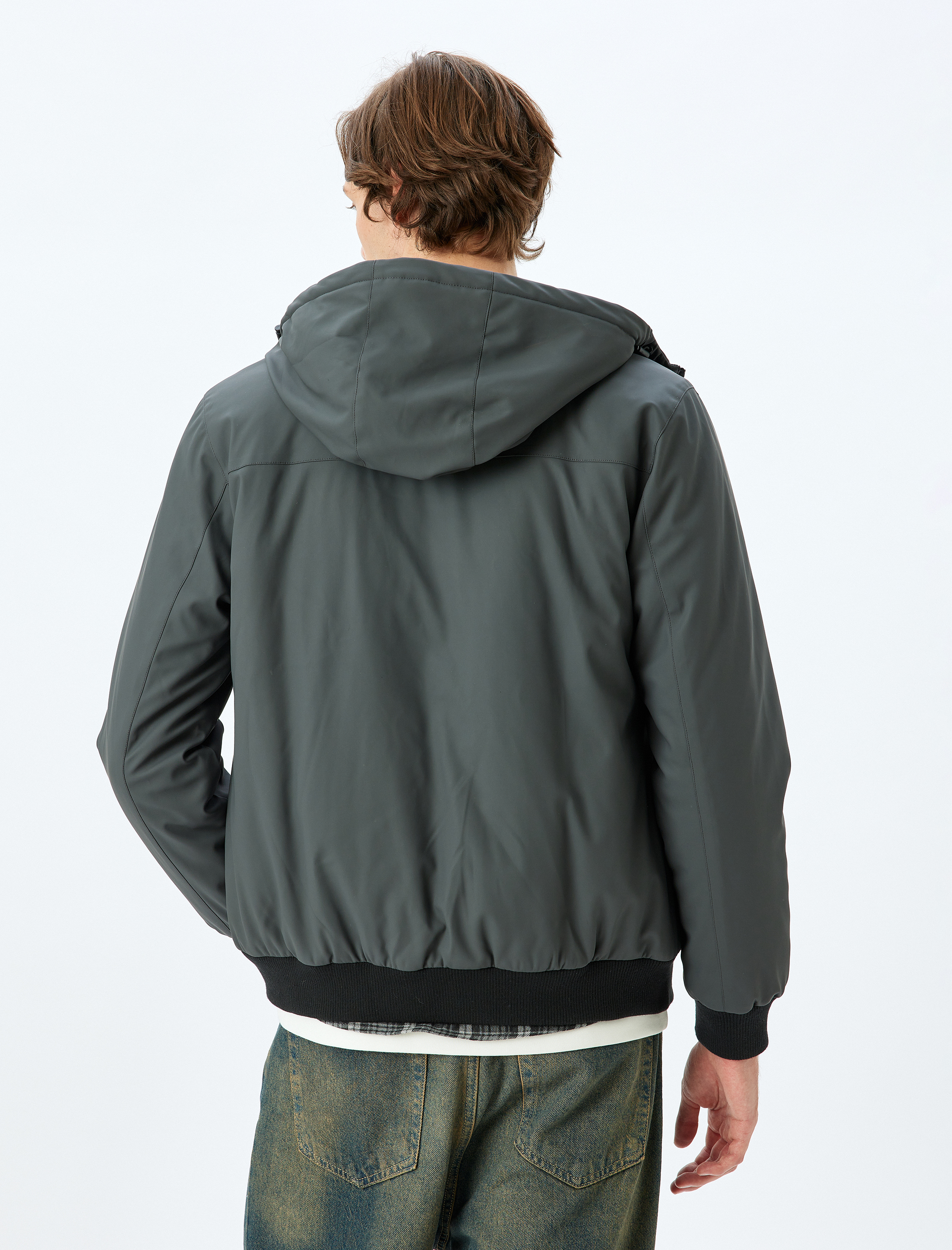   Mevsimlik Ceket Slim Fit Fermuarlı