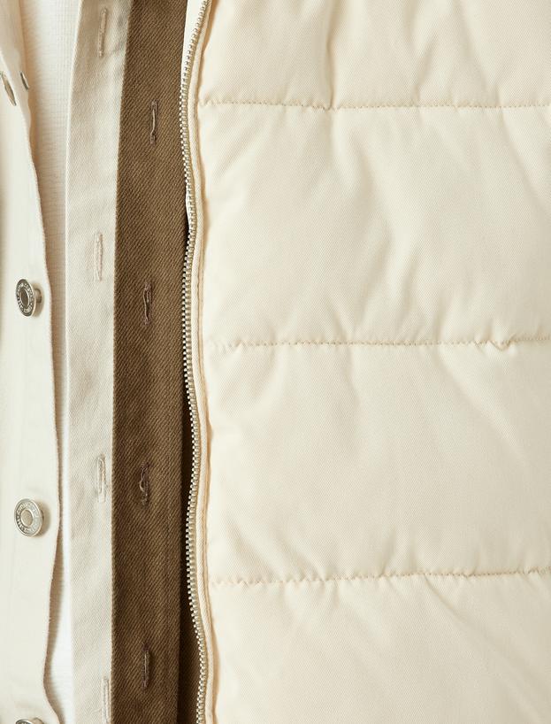 Şişme Yelek Slim Fit Fermuarlı_6
