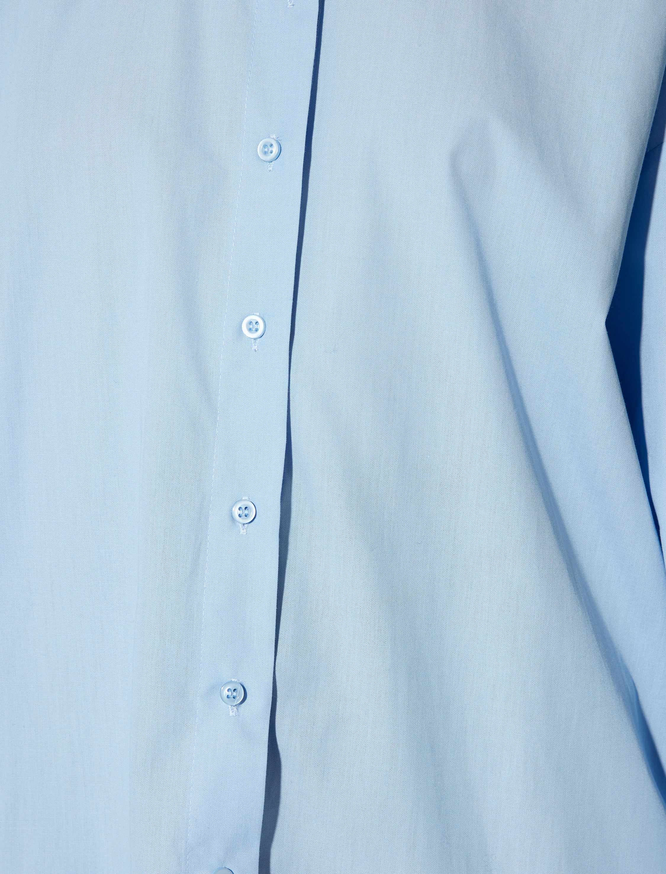   Oversize Gömlek Uzun Kollu Pamuklu