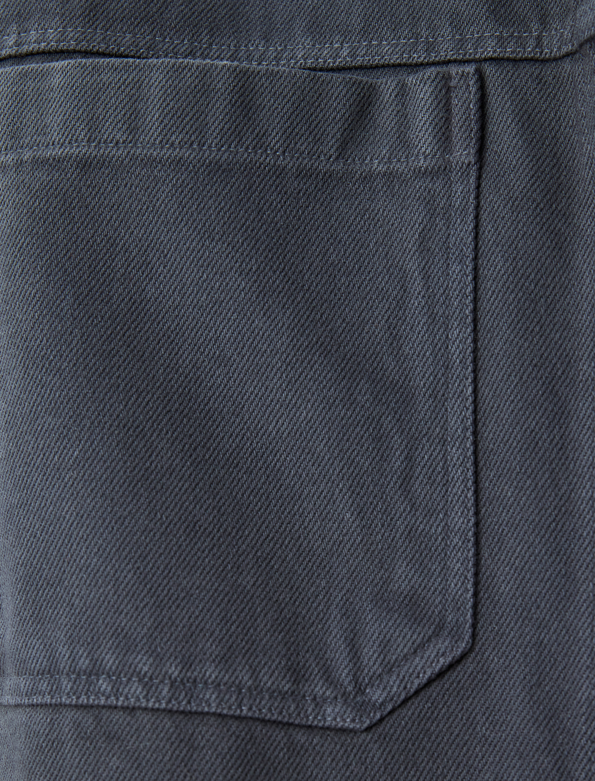 Cep Detaylı Düğmeli Pamuklu Regular Fit Uzun Kollu Gömlek Ceket