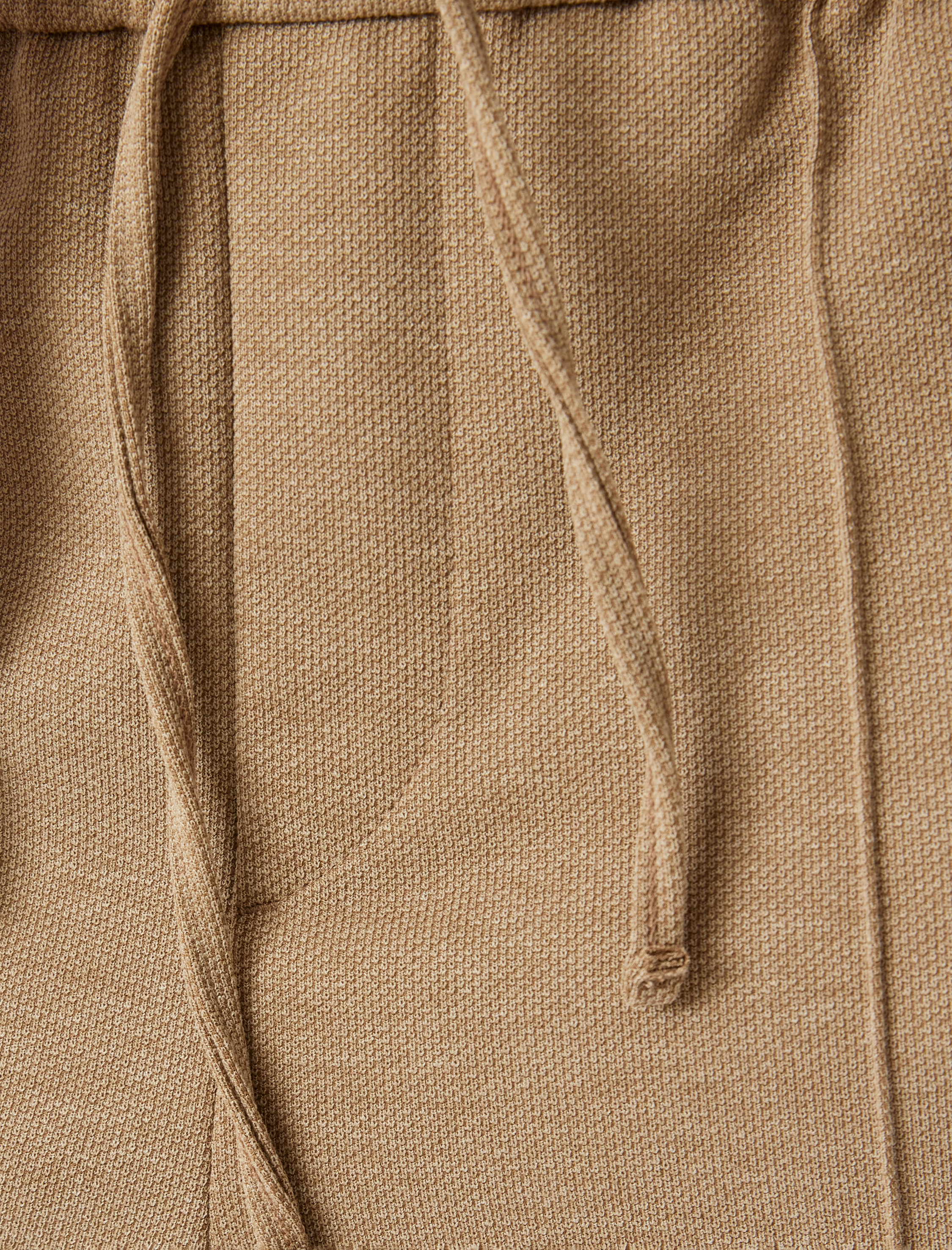 Beli Bağcıklı Viskon Karışımlı Cepli Dikiş Detaylı Chino Eşofman Pantolon