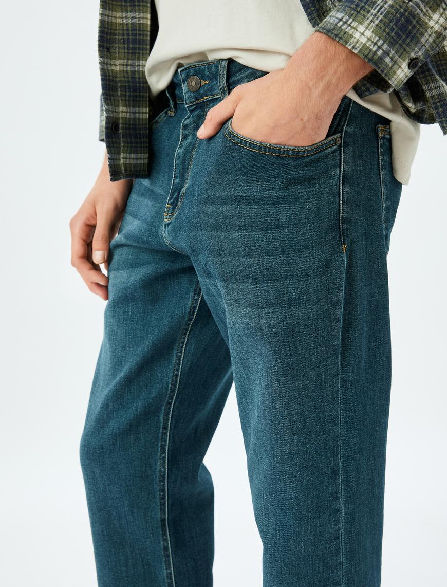   Straight Fit Kot Pantolon - Mark Jean