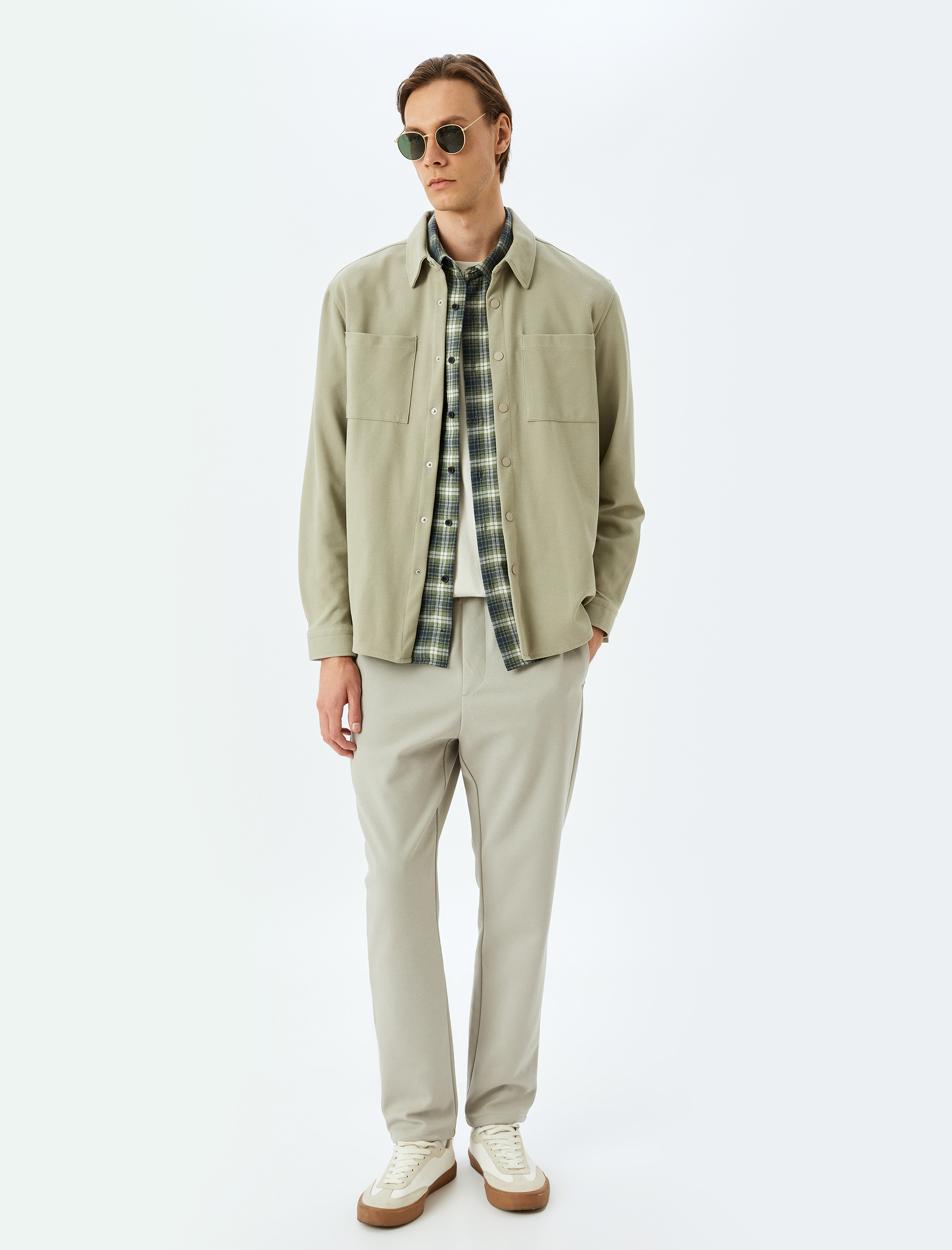   Beli Bağcıklı Cepli Pamuk Karışımlı Slim Fit Eşofman Pantolon