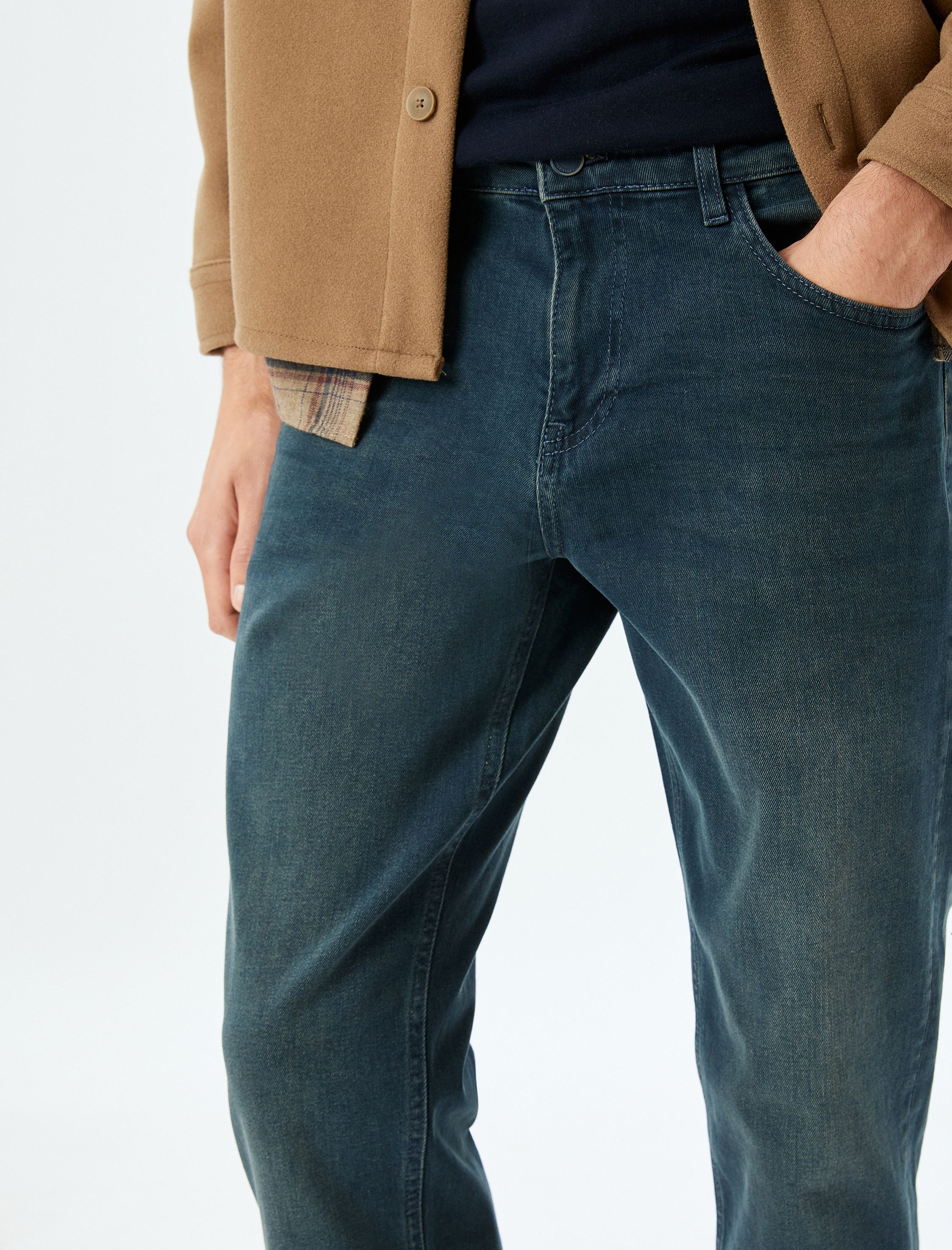   Straight Fit Kot Pantolon - Mark Jean