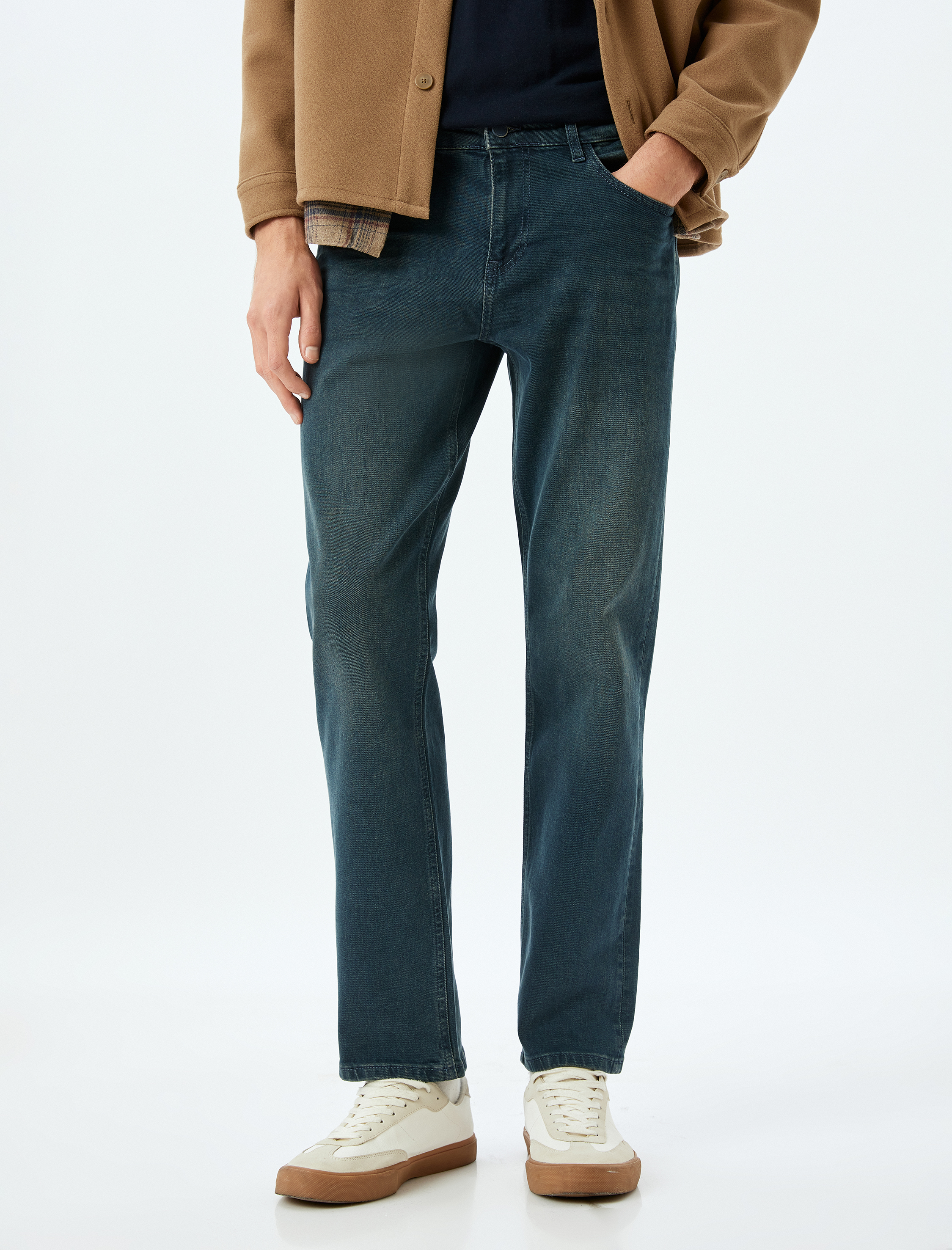   Straight Fit Kot Pantolon - Mark Jean