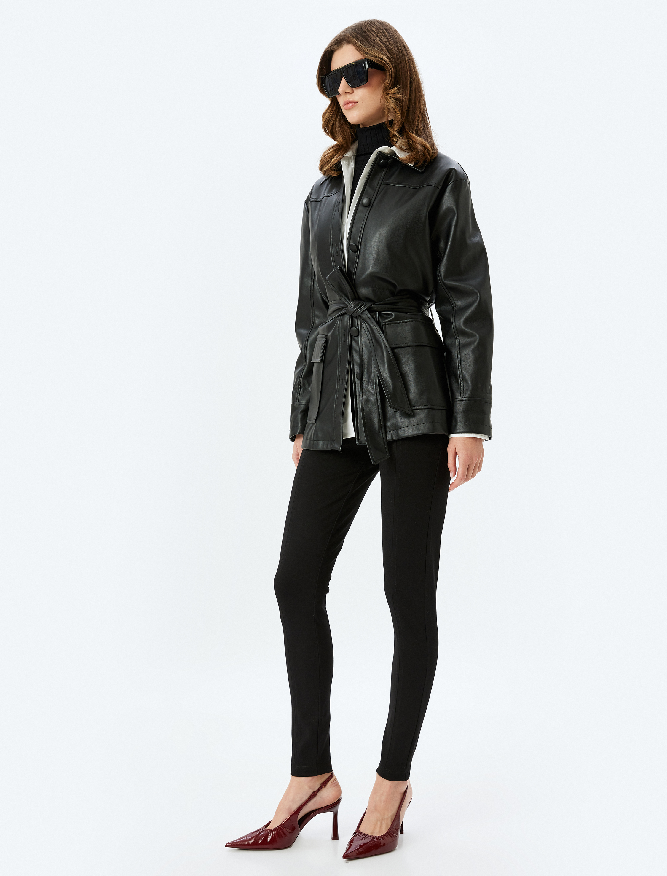 Standart Bel Nervürlü Tayt