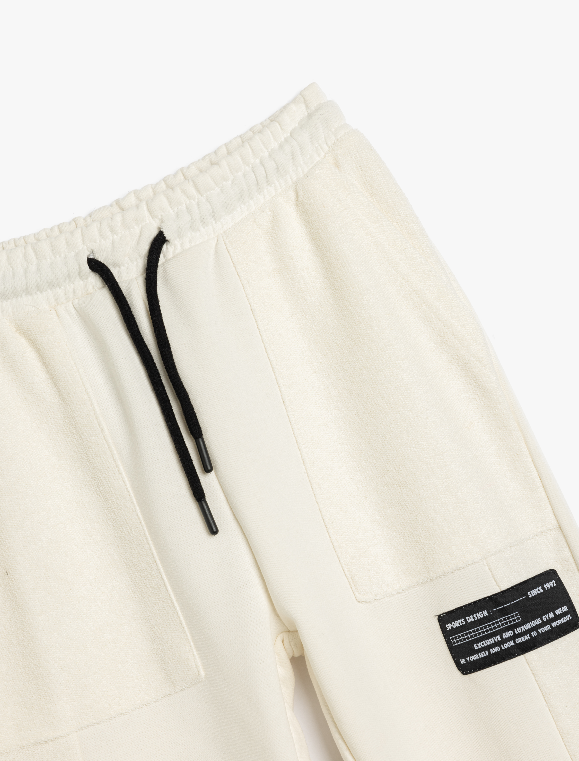  Erkek Çocuk Beli Bağlamalı Cep Detaylı Pamuklu Jogger Eşofman Altı