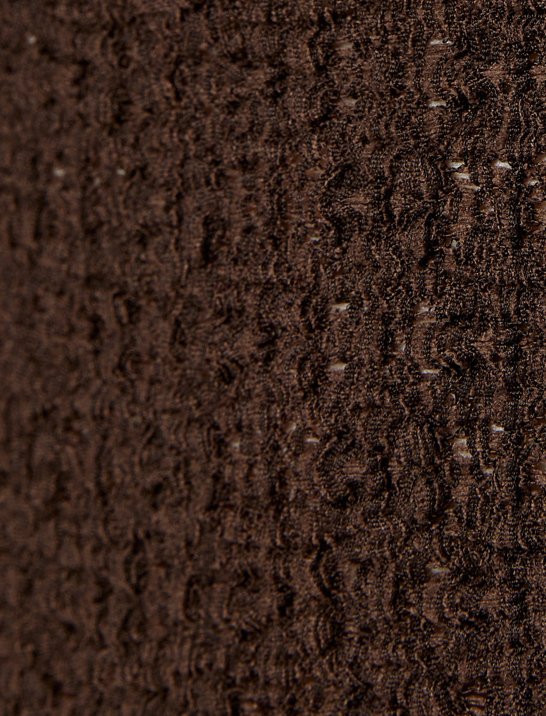   Uzun Kollu V Yaka Düğmeli Ajurlu Hırka