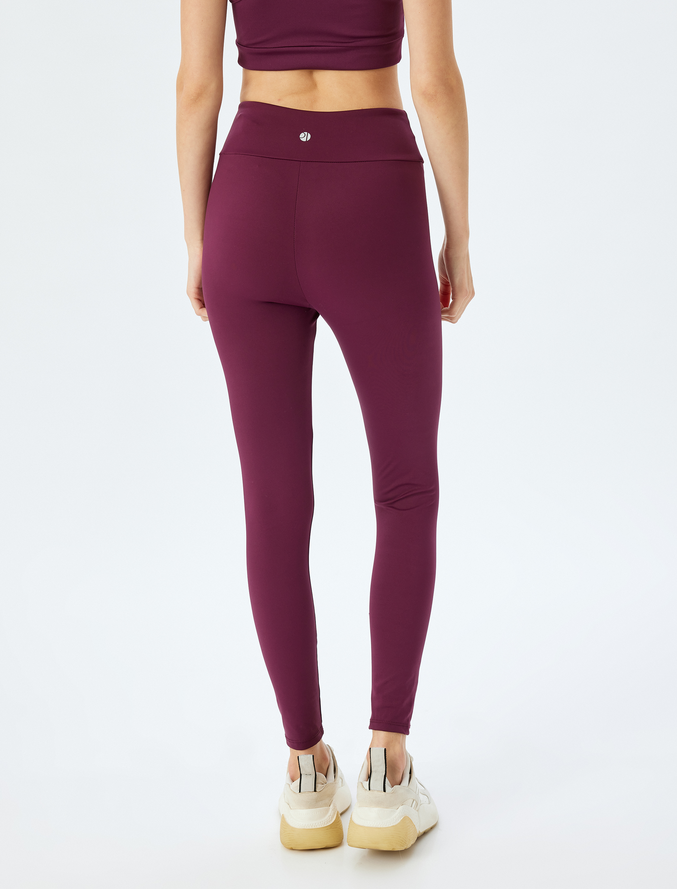   Spor Tayt Yüksek Bel Yumuşak Tuşe Slim Fit