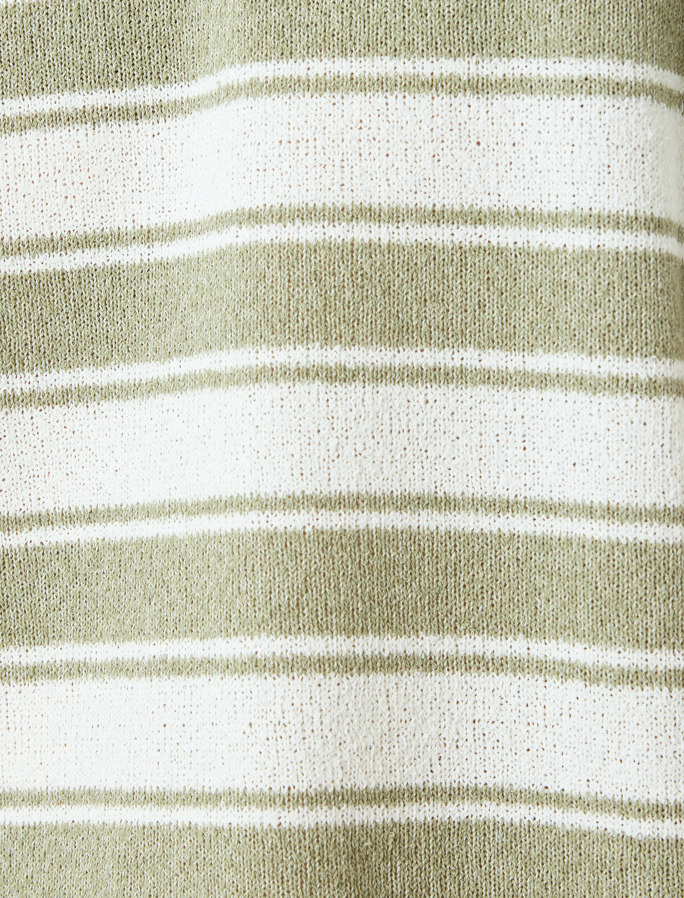   Kısa Kollu Bisiklet Yaka Regular Fit Pamuk Karışımlı Çizgili Tişört