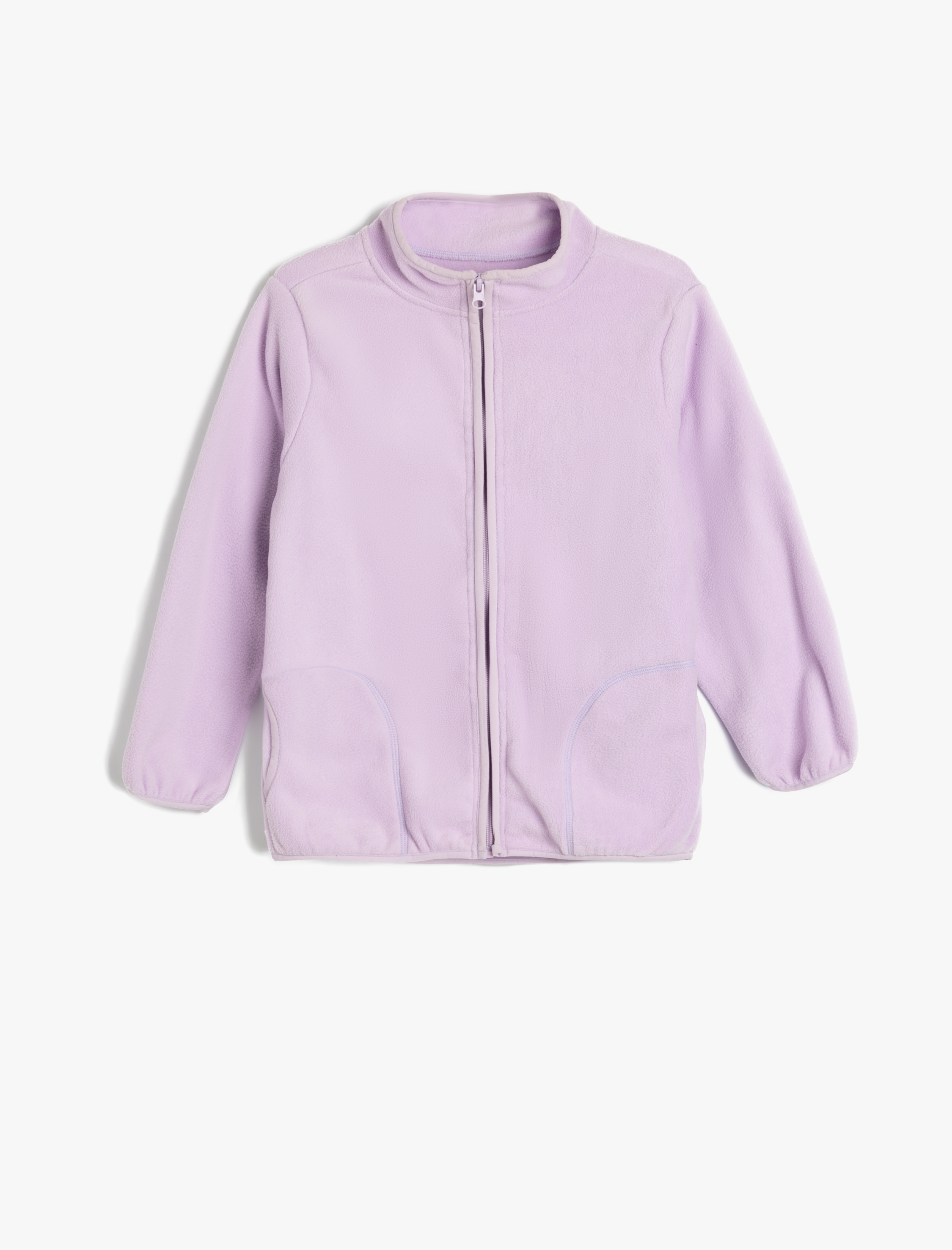  Kız Çocuk Oversize Mont Kapaklı Cep Detaylı Fermuar Kapamalı Rüzgar Kapaklı