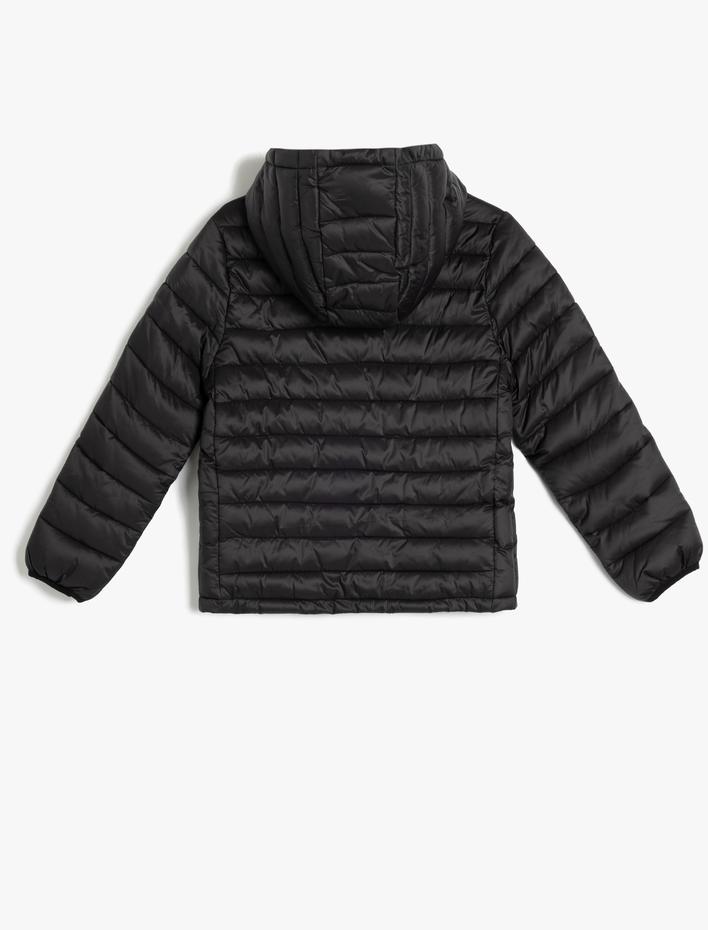 Erkek Çocuk Mevsimlik Mont Kapşonlu Cepli