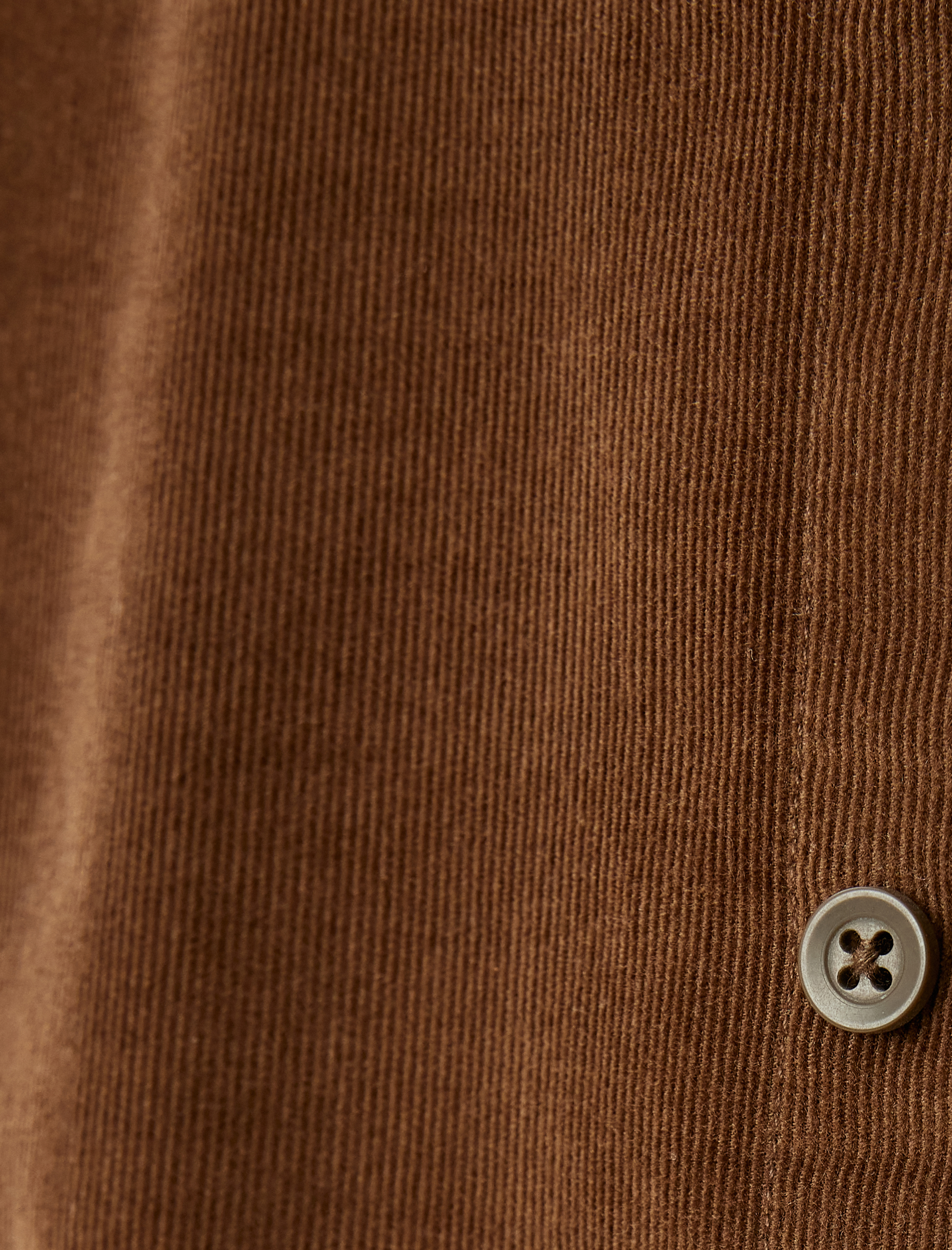   Pamuklu Regular Fit Fitilli Kadife Uzun Kollu Gömlek