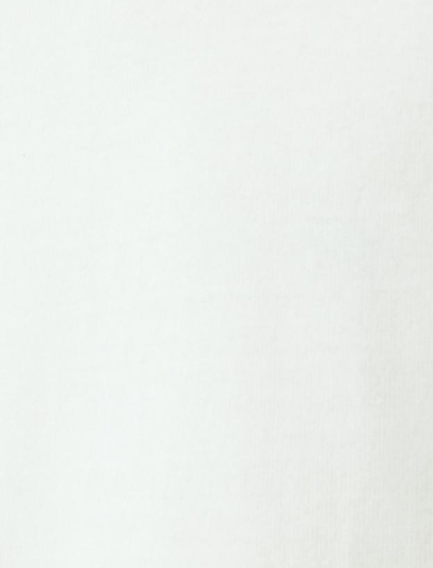 Bisiklet Yaka Kısa Kollu Pamuk Karışımlı Slogan Baskılı Oversize Tişört_5