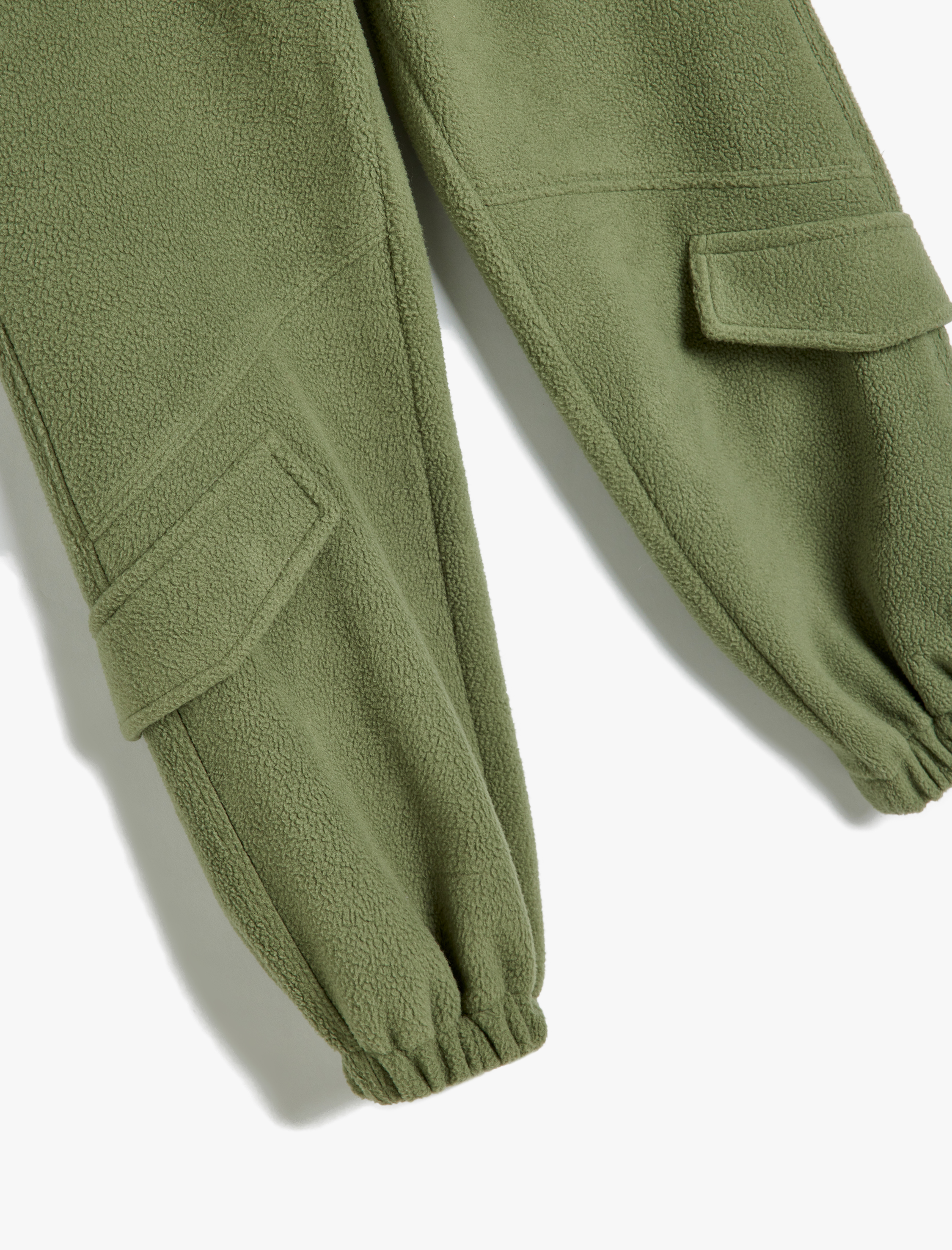  Erkek Çocuk Polar Jogger Eşofman Altı Kapaklı Cep Detaylı Beli Lastikli