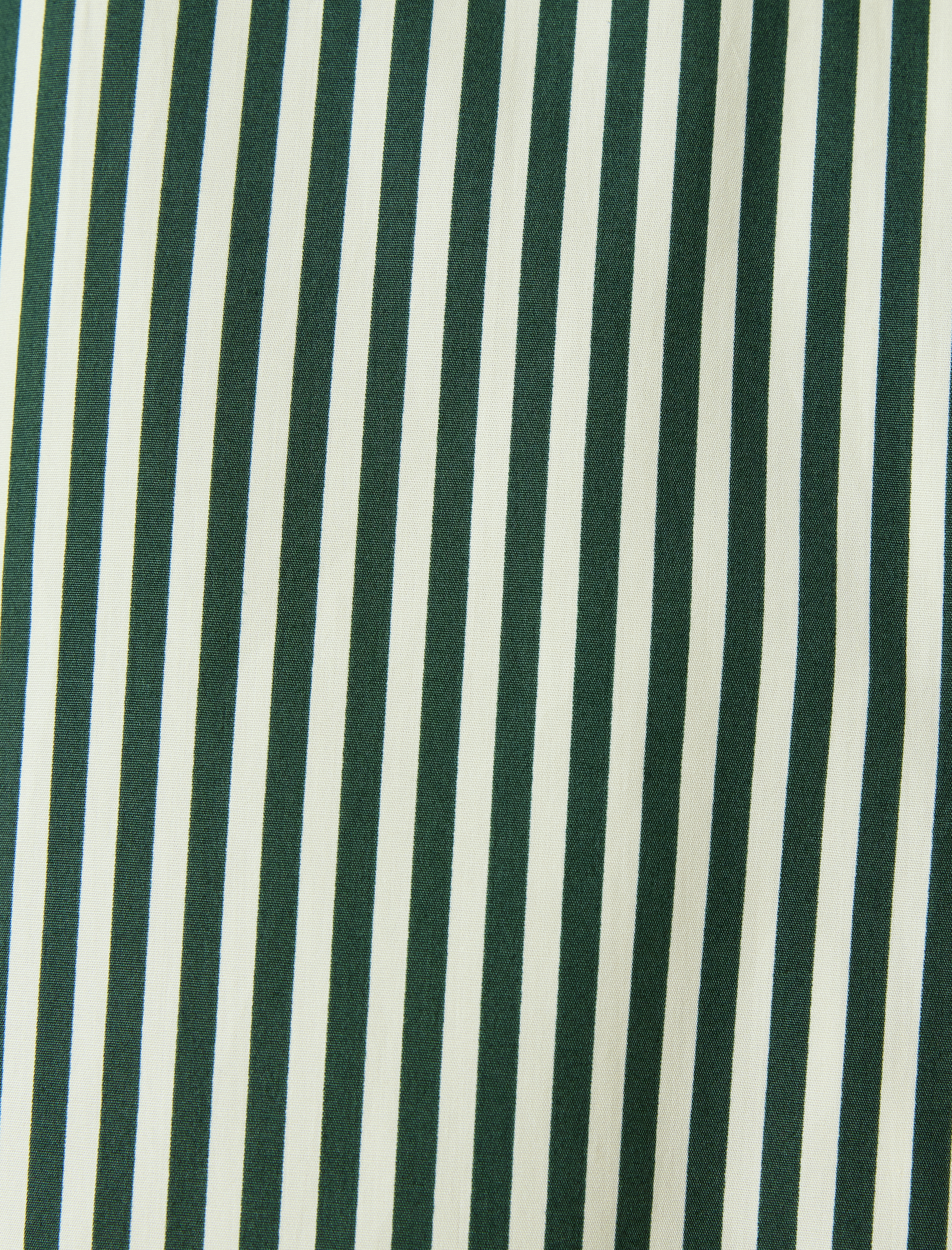   Uzun Kollu Cep Detaylı Regular Fit Pamuklu Nakışlı Poplin Çizgili Gömlek