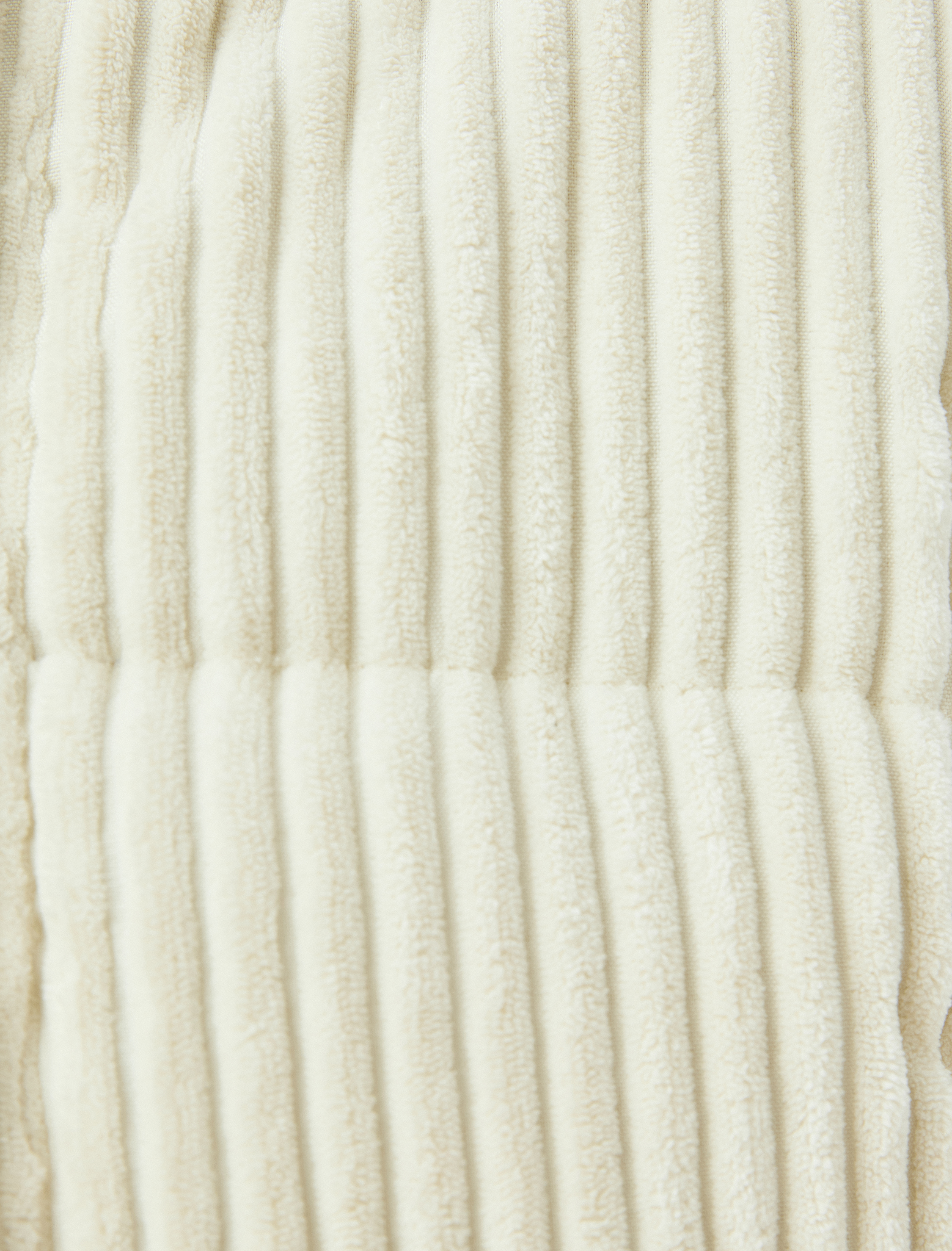   Cepli Fermuarlı Dik Yaka Kalın Fitilli Bomber Kadife Ceket