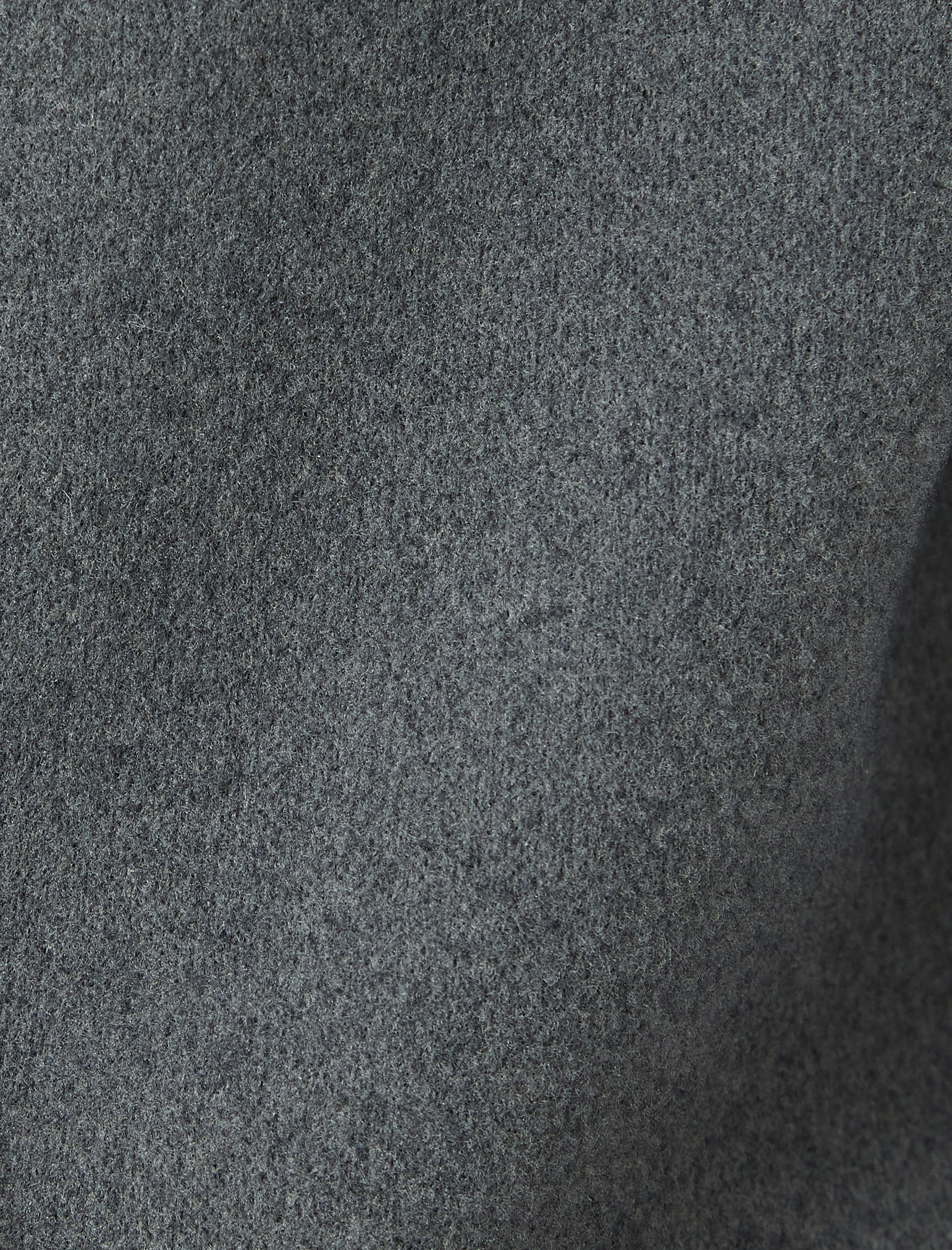   Çıkarılabilir Suni Kürk Yaka Detaylı Uzun Kaşe Kaban