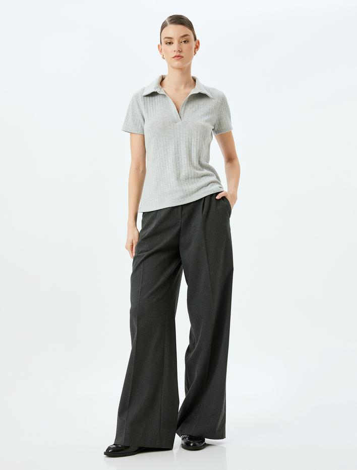  Kaşkorse Kısa Kollu Polo Yaka Tişört