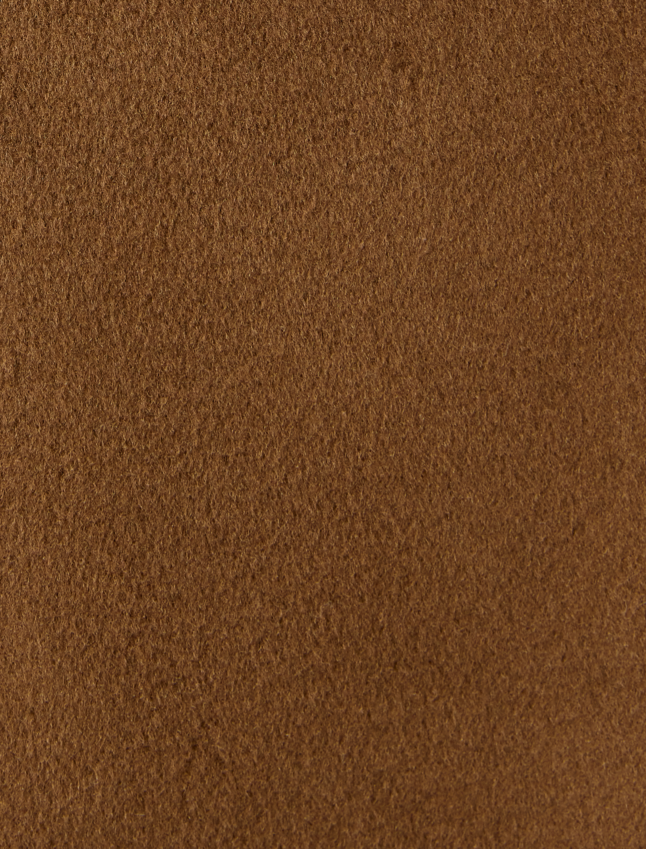   Düğmeli Kruvaze Uzun Kaşe Kaban