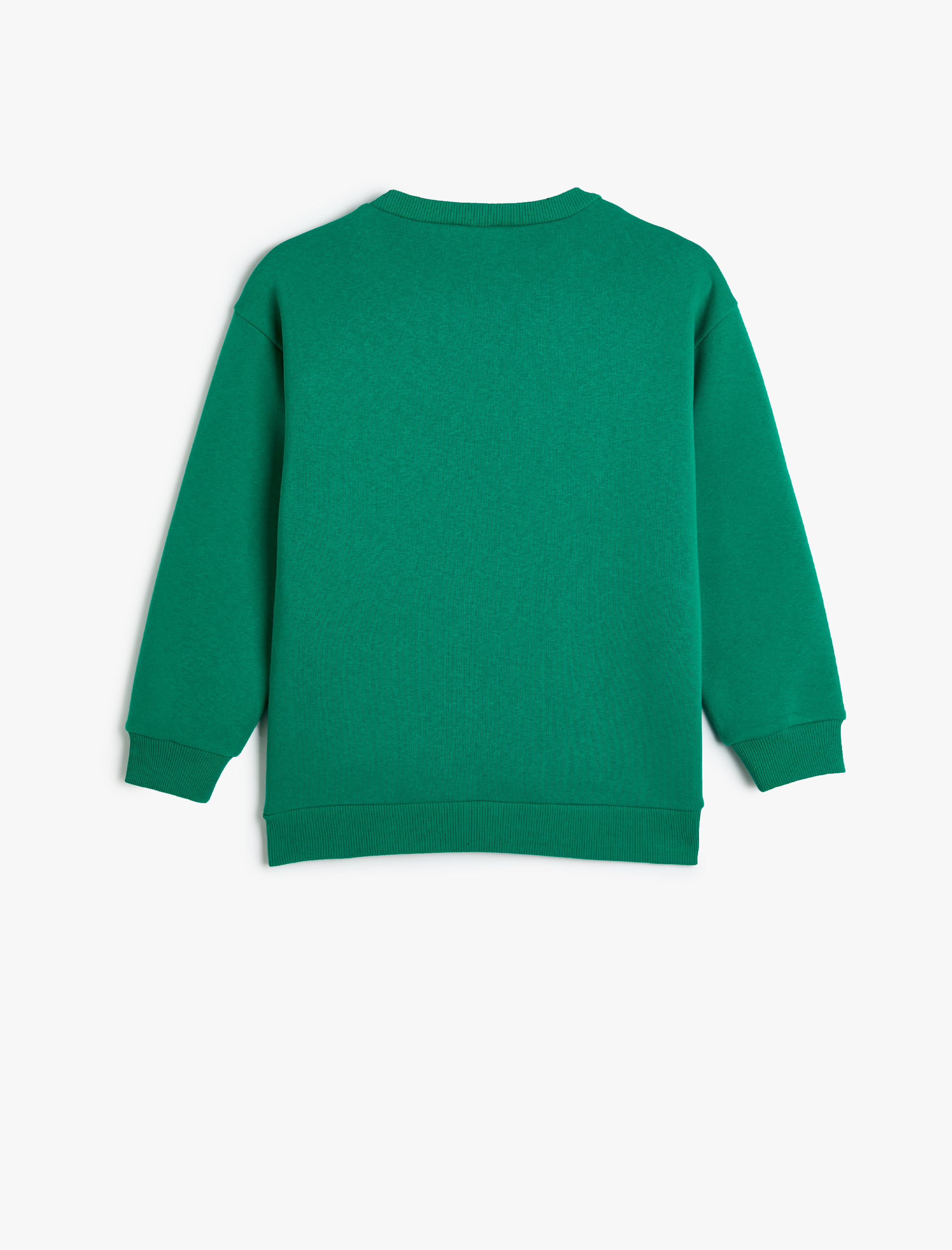  Erkek Çocuk Uzun Kollu Bisiklet Yaka Yılbaşı Temalı Şardonlu Sweatshirt