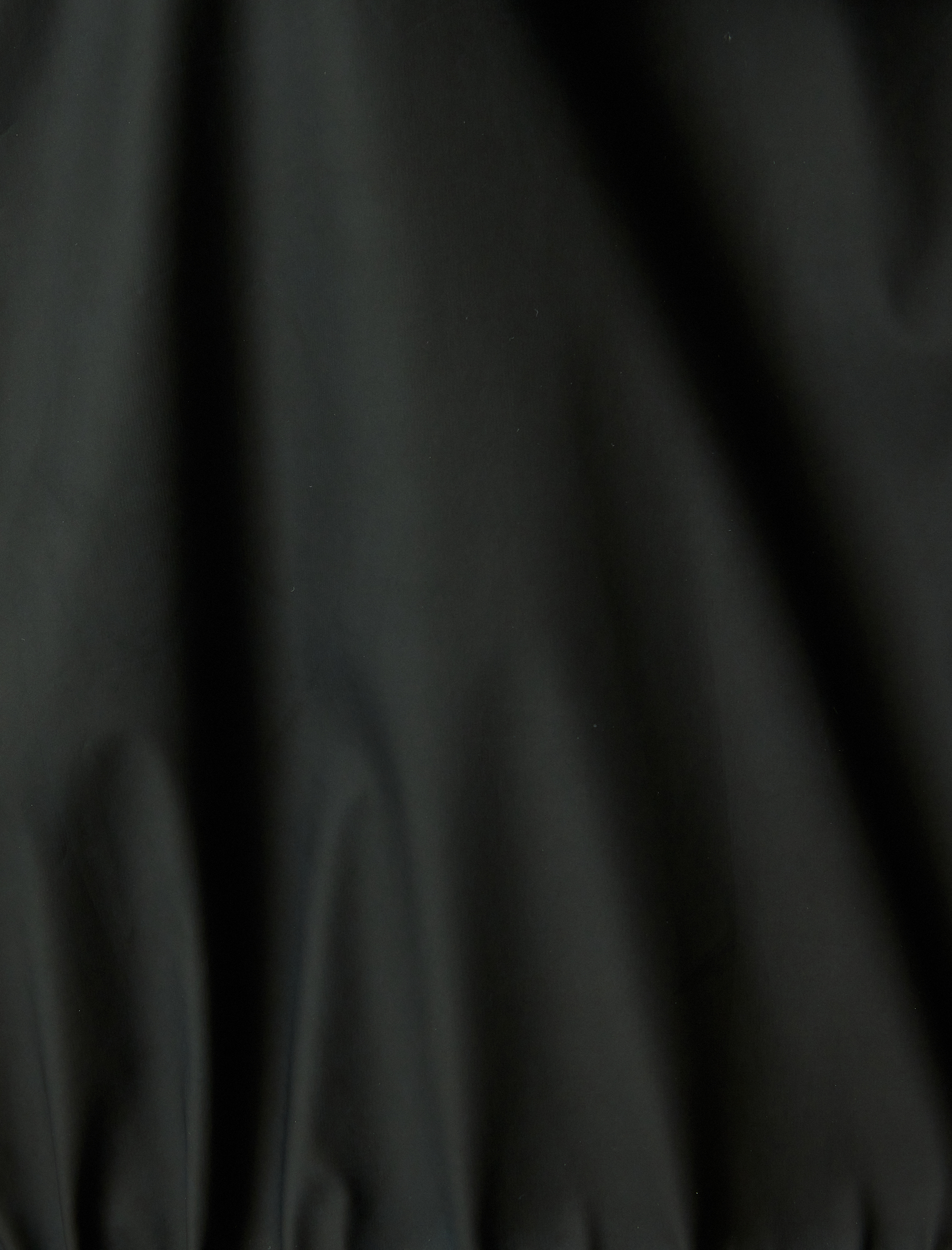 Kapşonlu Slim Fit Fermuarlı Suni Deri Yağmurluk