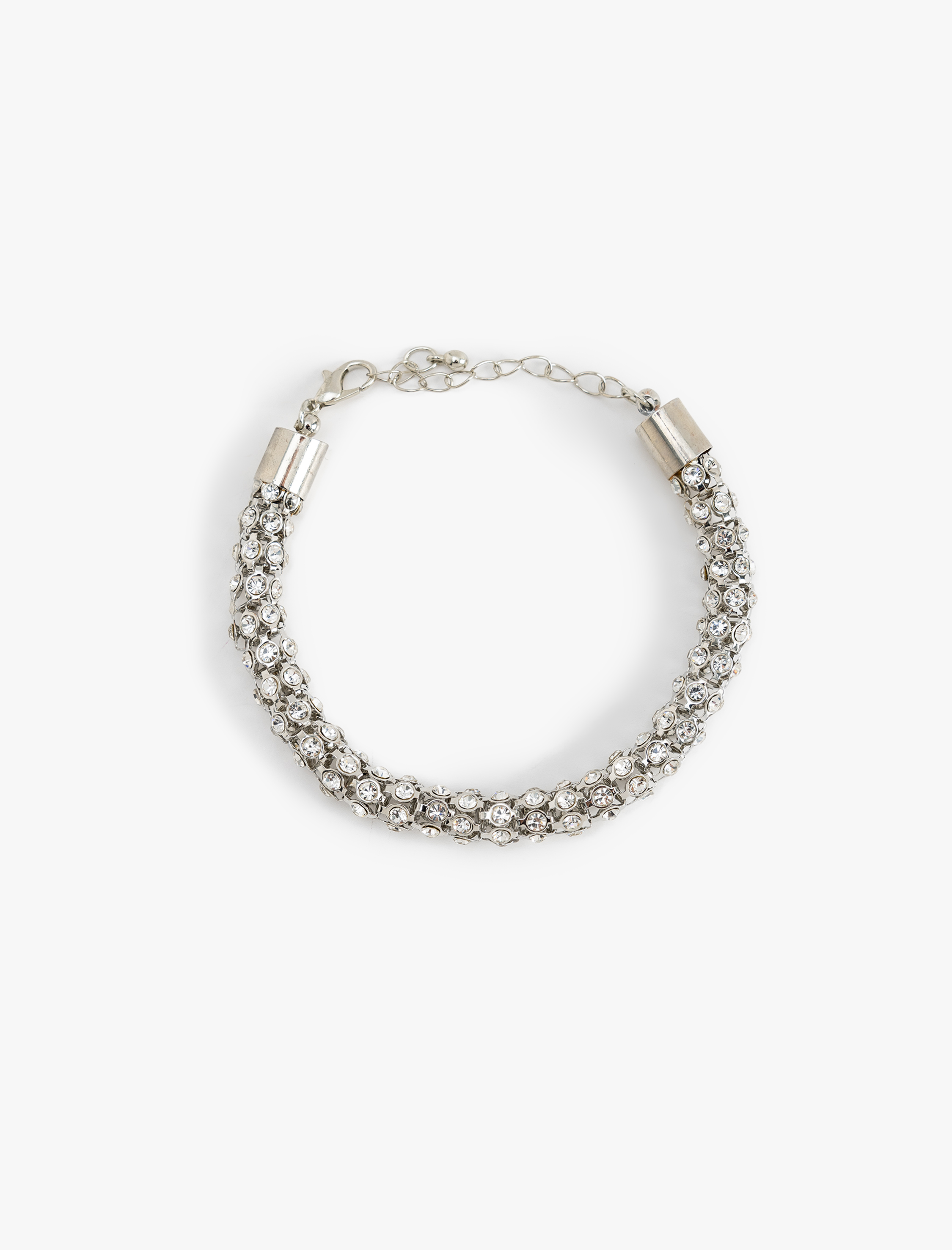  Kadın Taş Detaylı Zincir Bileklik - Koton X Sibil Çetinkaya