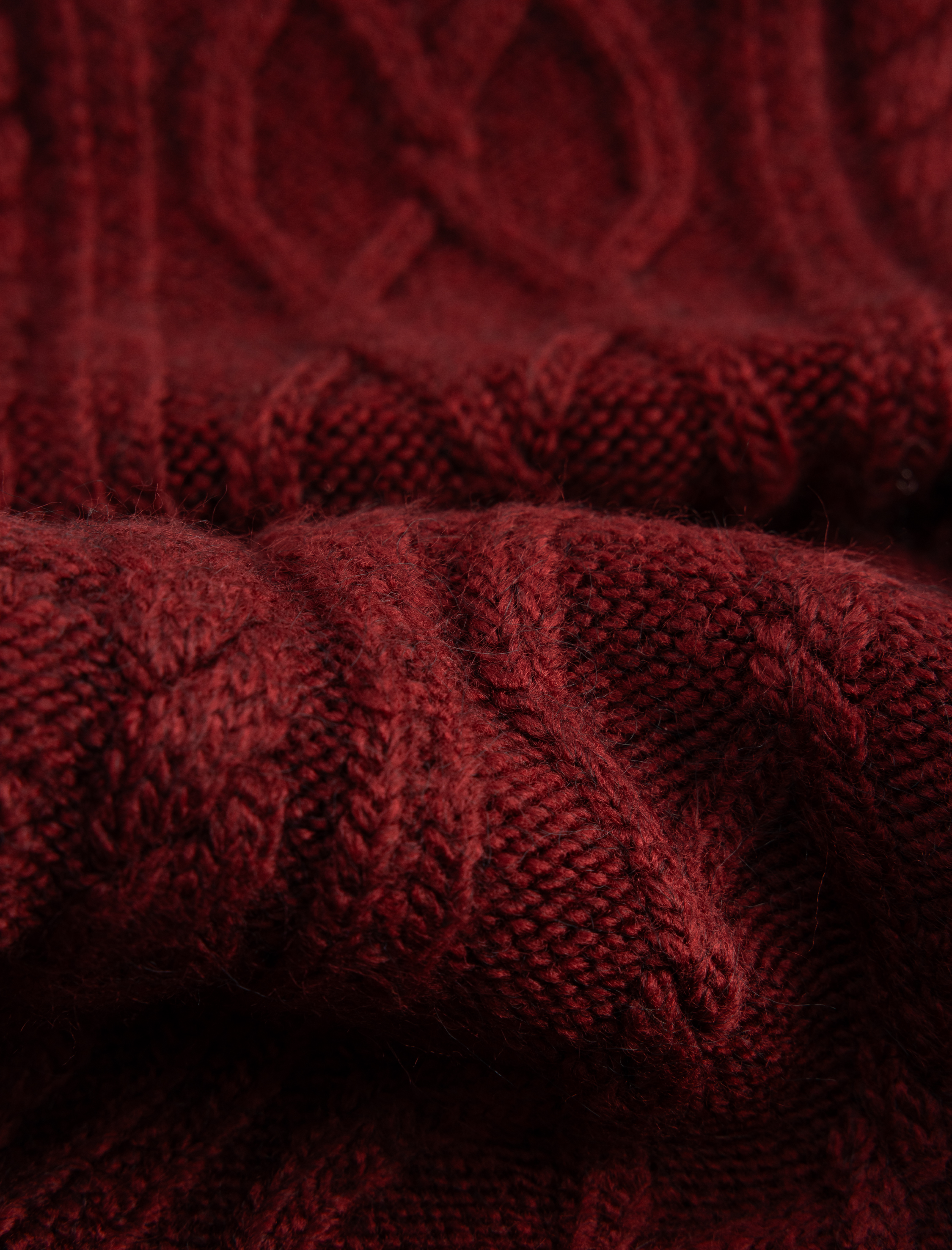  Kadın Saç Örgü Dokulu Atkı - Koton X Sima Tarkan