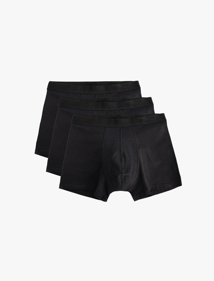  Basic Pamuklu 3'lü Boxer Seti