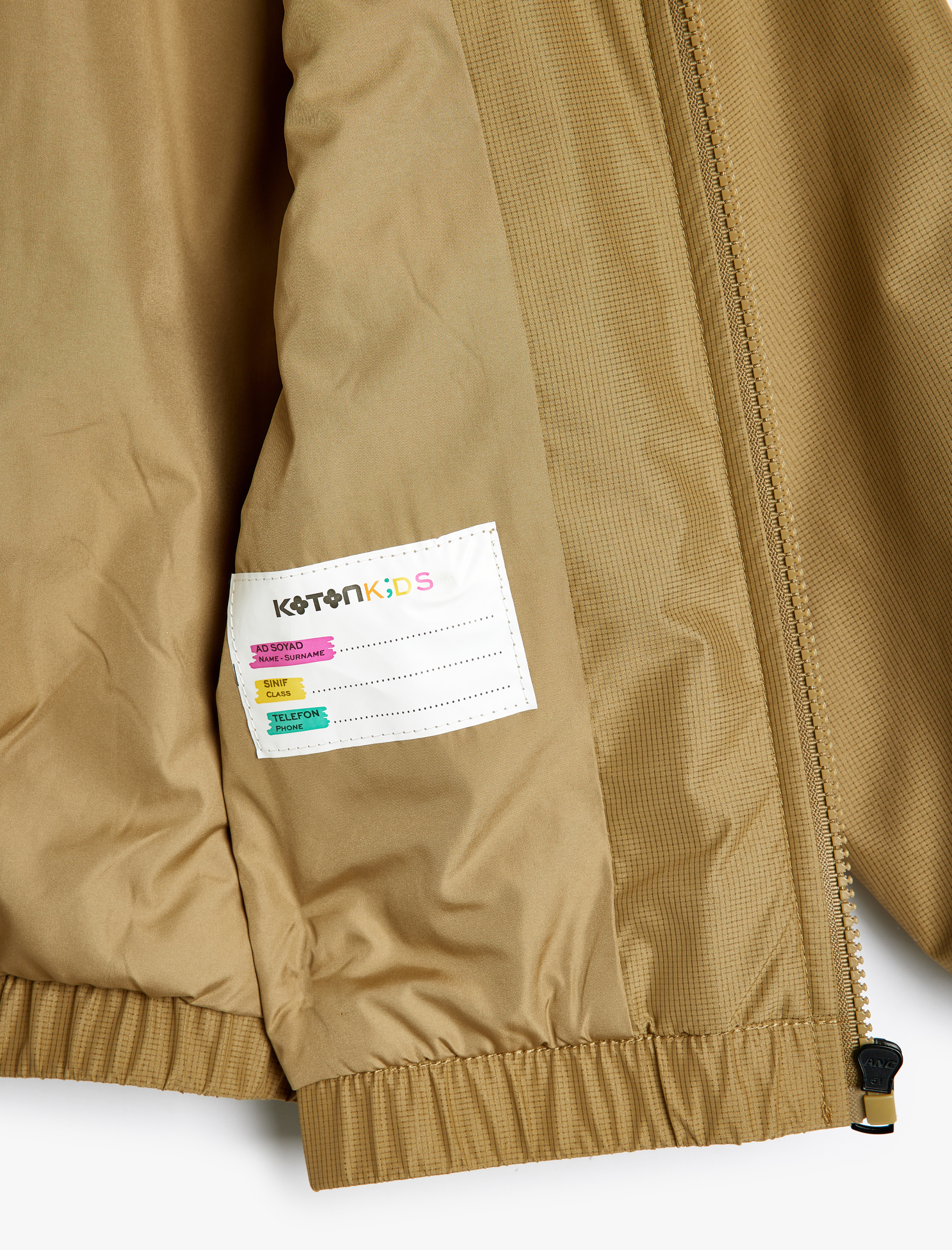  Erkek Çocuk Mevsimlik Mont Dik Yaka Kapaklı Cep Detaylı Manşetleri Lastikli