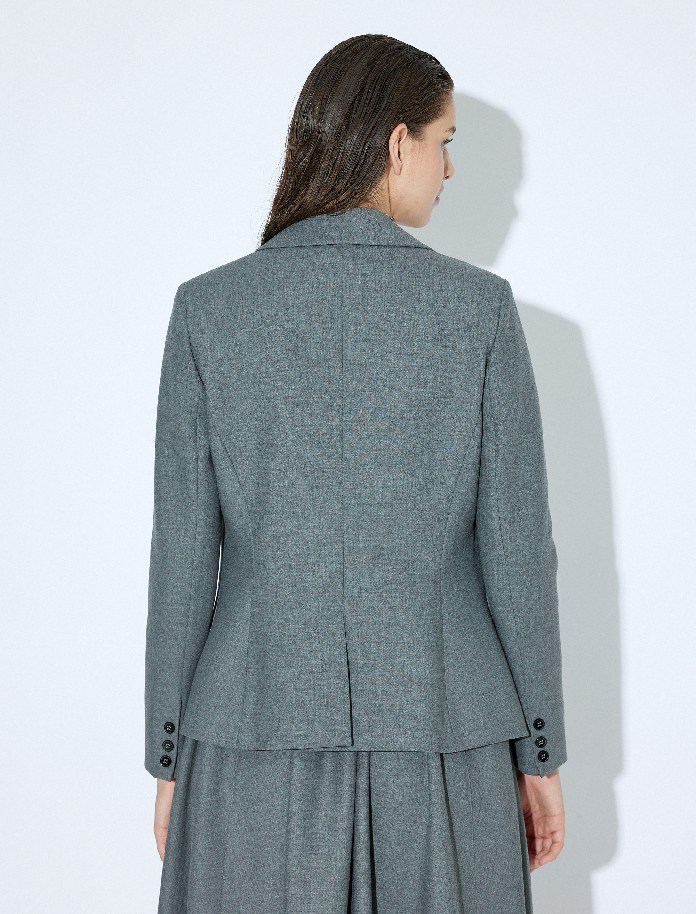   Cepli Kruvaze Regular Fit Blazer Ceket