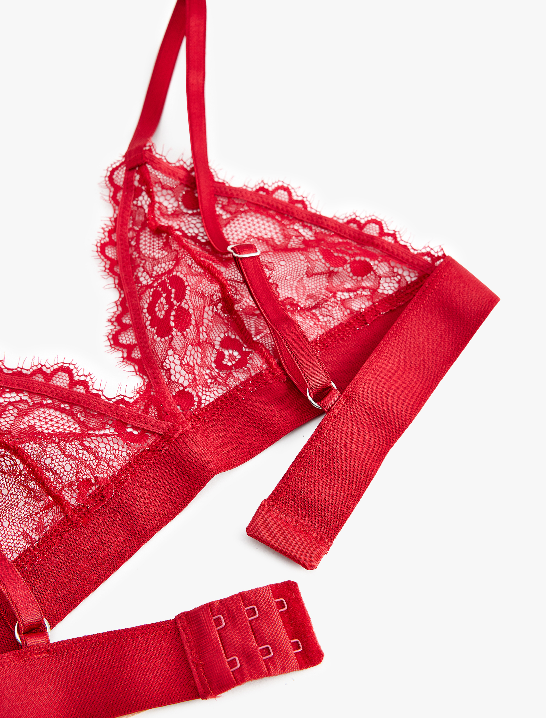   Transparan Dantel Bralet