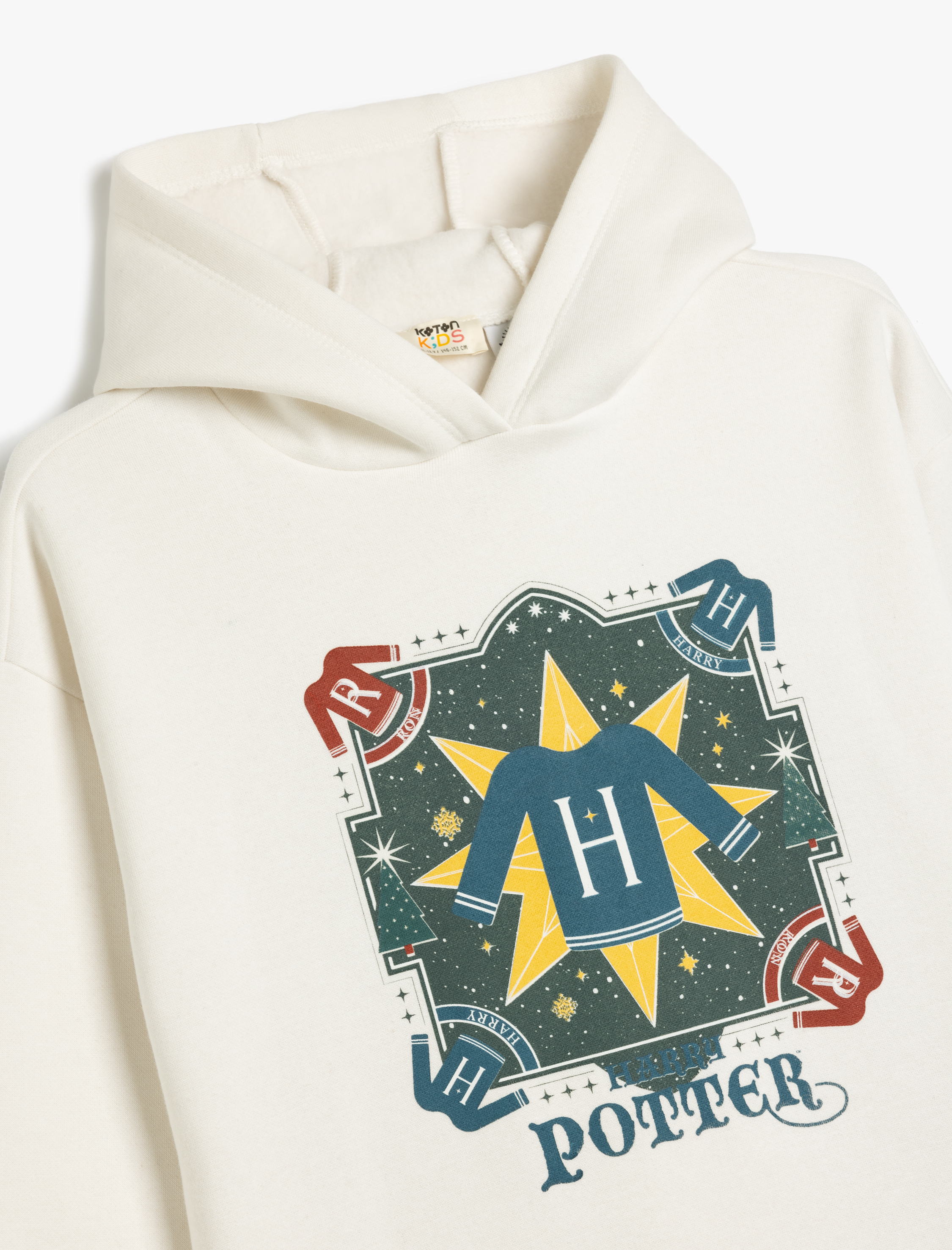  Erkek Çocuk Kapşonlu Şardonlu Lisanslı Harry Potter Sweatshirt