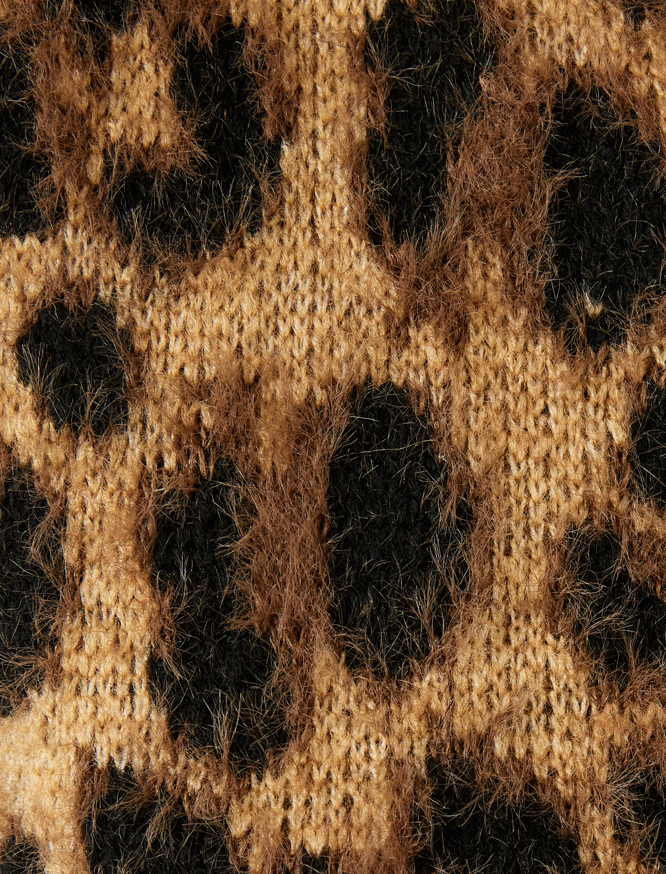   Düğmeli Cepli Yuvarlak Yaka Kolsuz Leopar Desenli Peluş Yelek