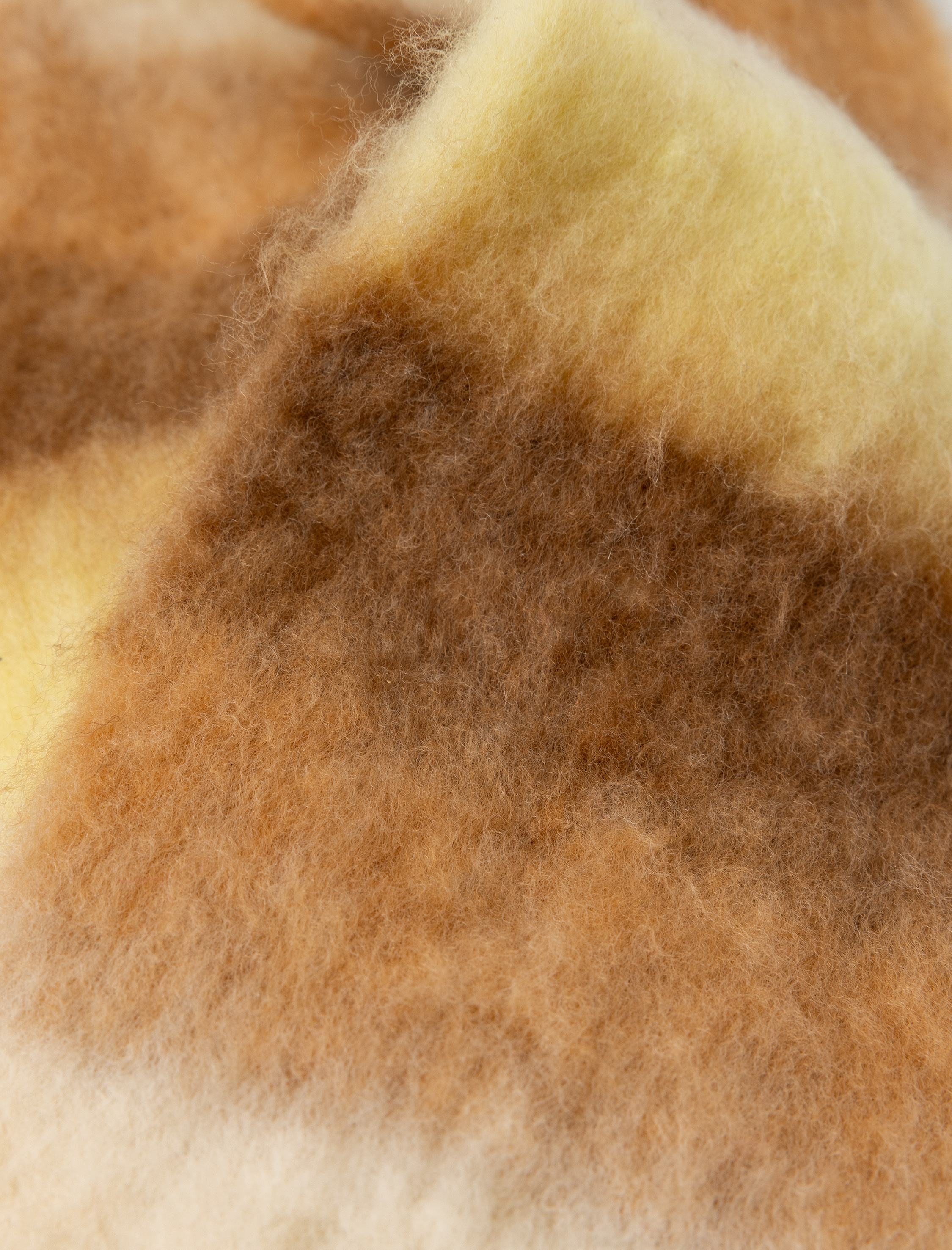  Kadın Uzun Atkı Renk Bloklu Püskül Detaylı Yumuşak Dokulu