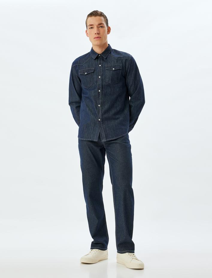  Straight Fit Kot Pantolon - Mark Jean