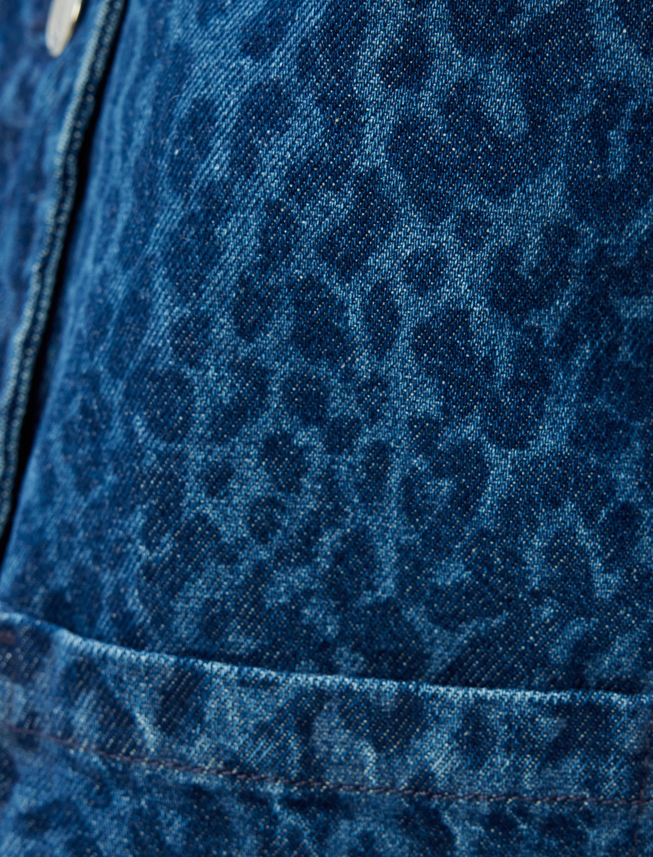 Kot Ceket Bisiklet Yaka Leopar Baskılı Düğmeli Cep Detaylı