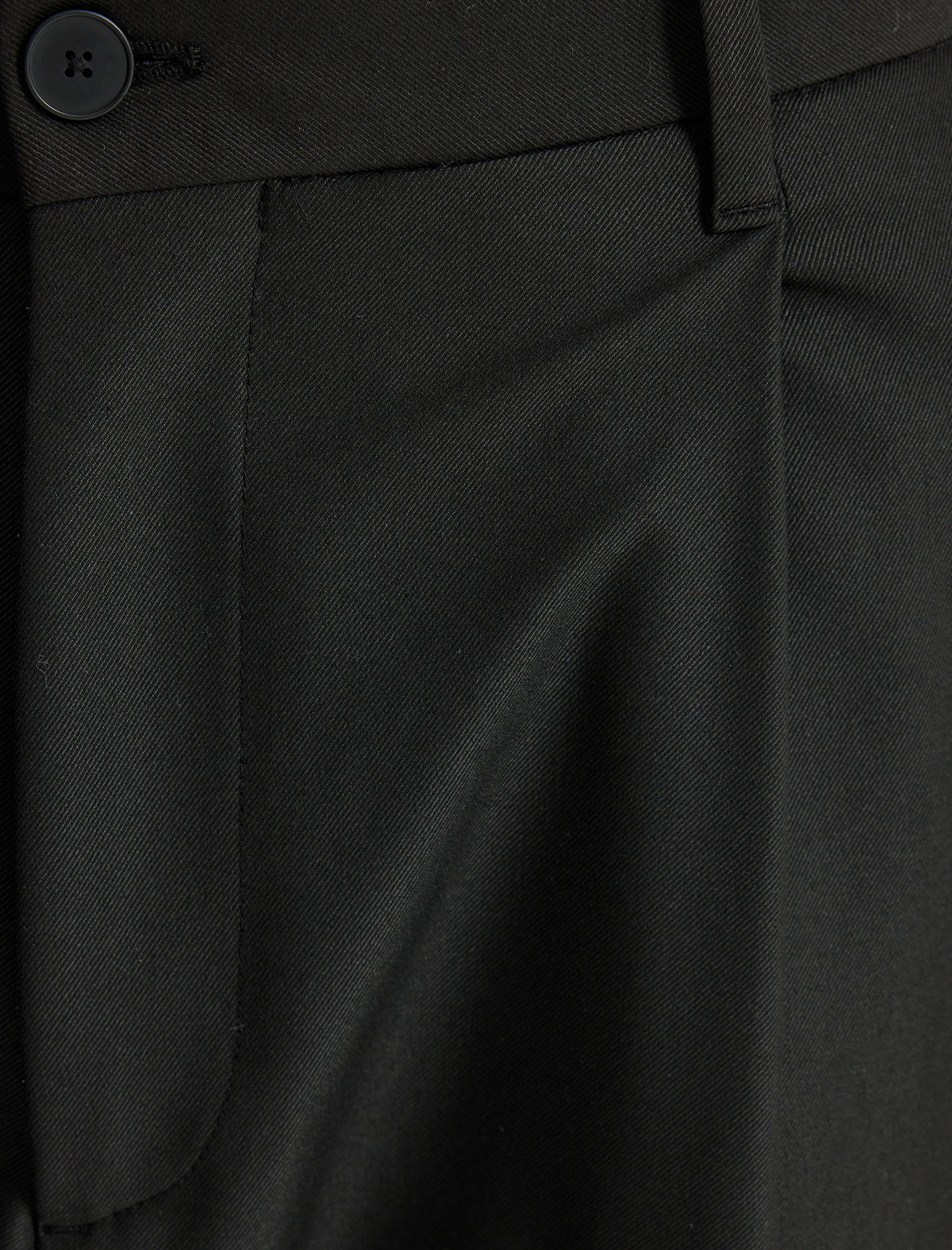   Düğmeli Chino Cep Detaylı Bol Pantolon