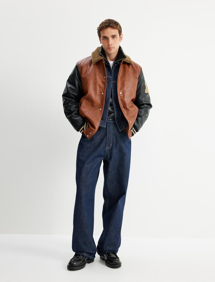  Cep Detaylı Pamuklu Bol Super Baggy Jean Pantolon