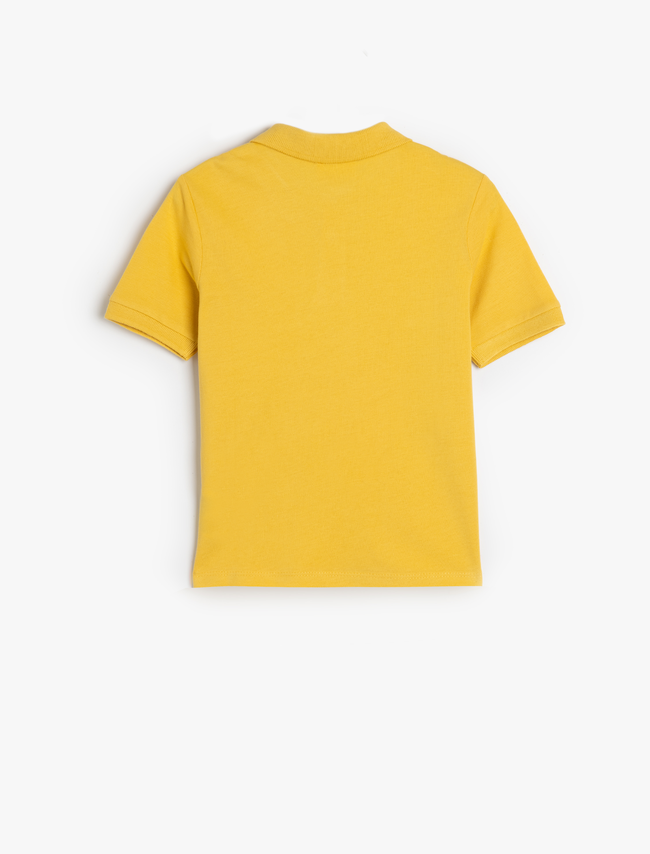  Erkek Çocuk Polo Tişört Kısa Kollu Dokulu Pamuklu