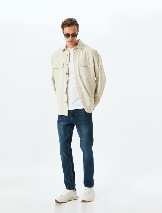 Slim Fit Kot Pantolon - Brad Jean_0