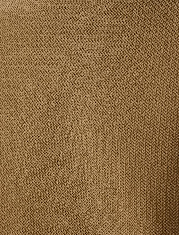 Bisiklet Yaka Pamuklu Dokulu Kısa Kollu Slim Fit Tişört_5