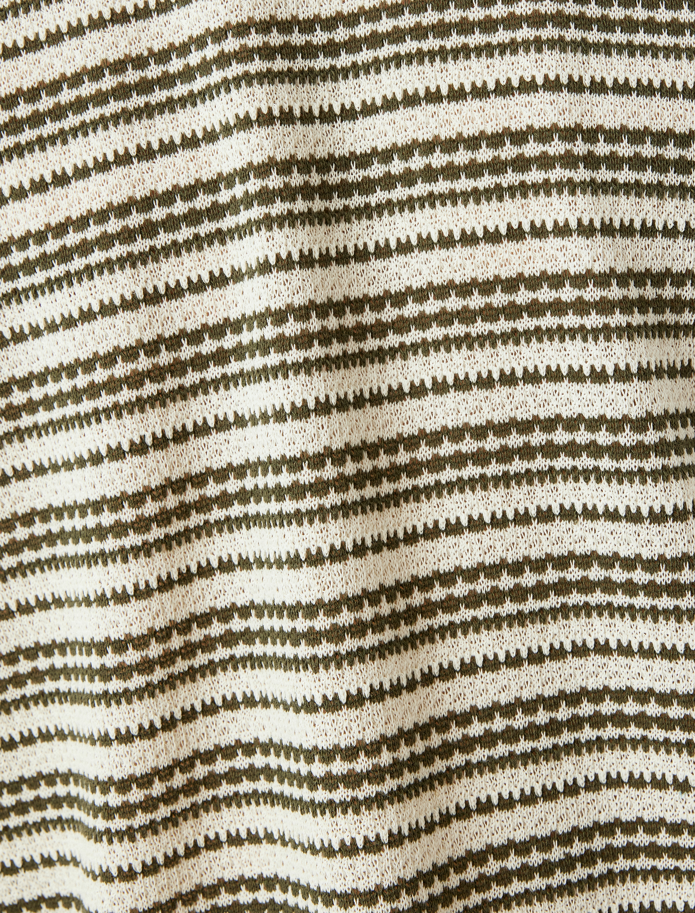   Bisiklet Yaka Kısa Kollu Regular Fit Pamuk Karışımlı Biyeli Çizgili Tişört