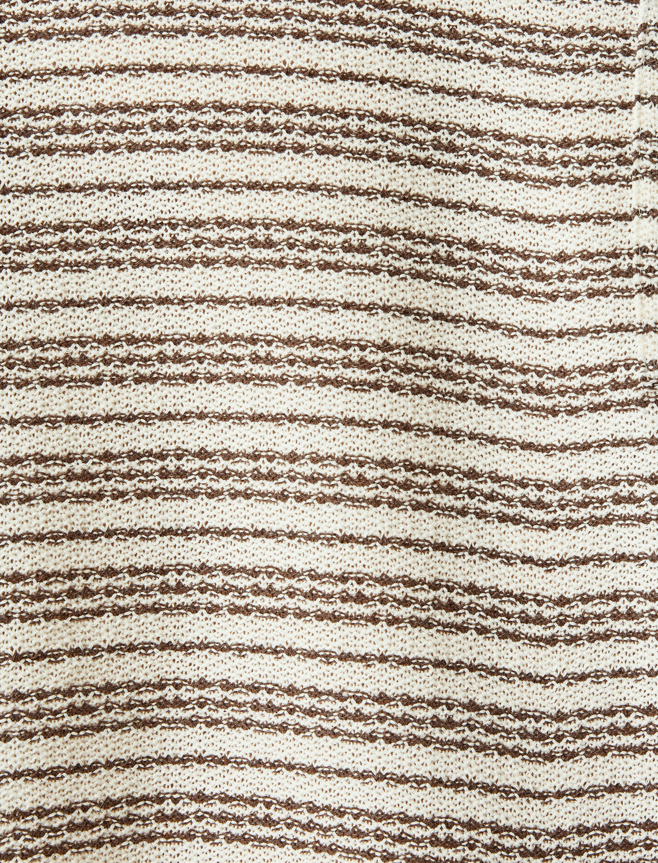   Kısa Kollu Regular Fit Bisiklet Yaka Pamuk Karışımlı Çizgili Tişört