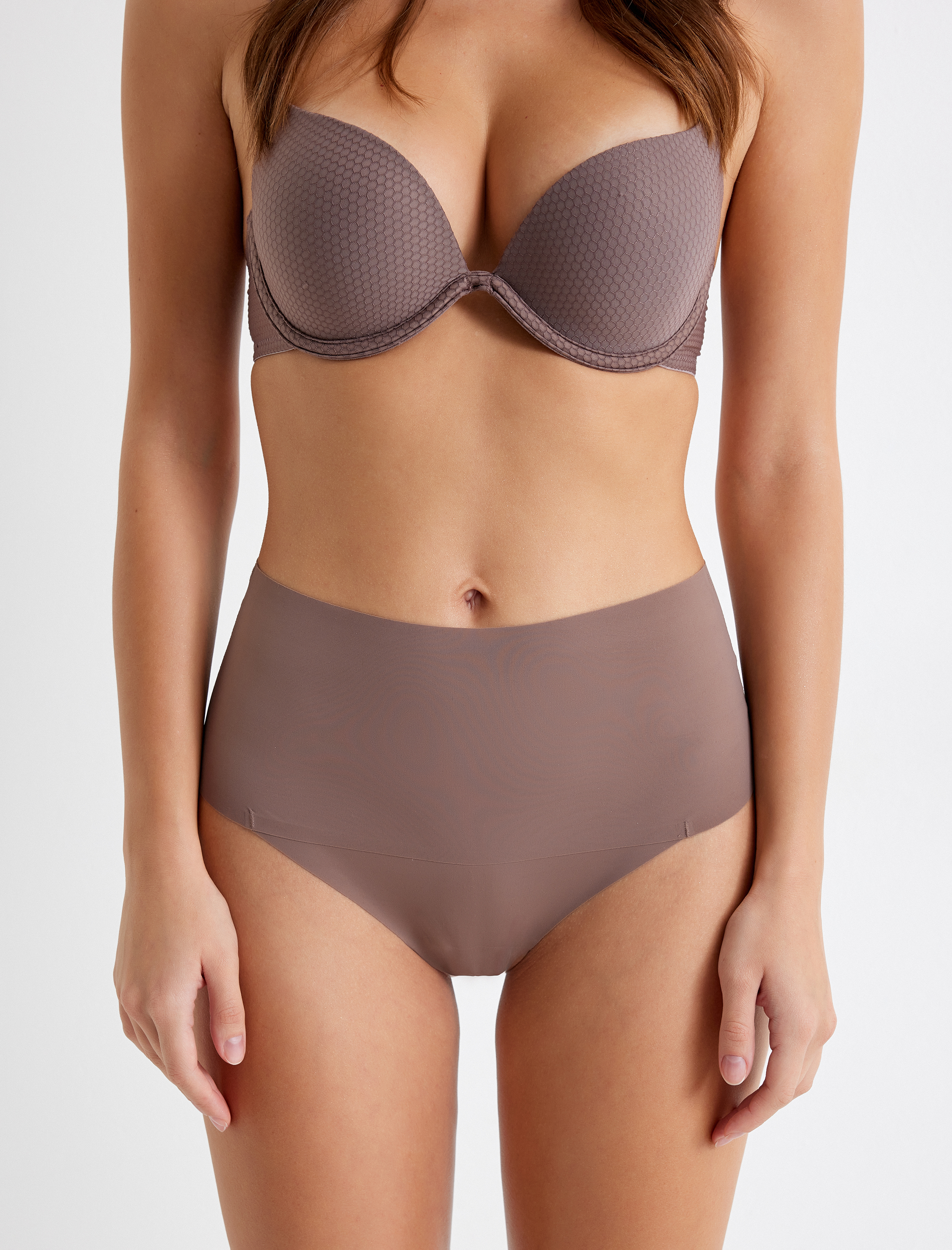 Lazer Kesim Yüksek Bel Hipster Korse Külot