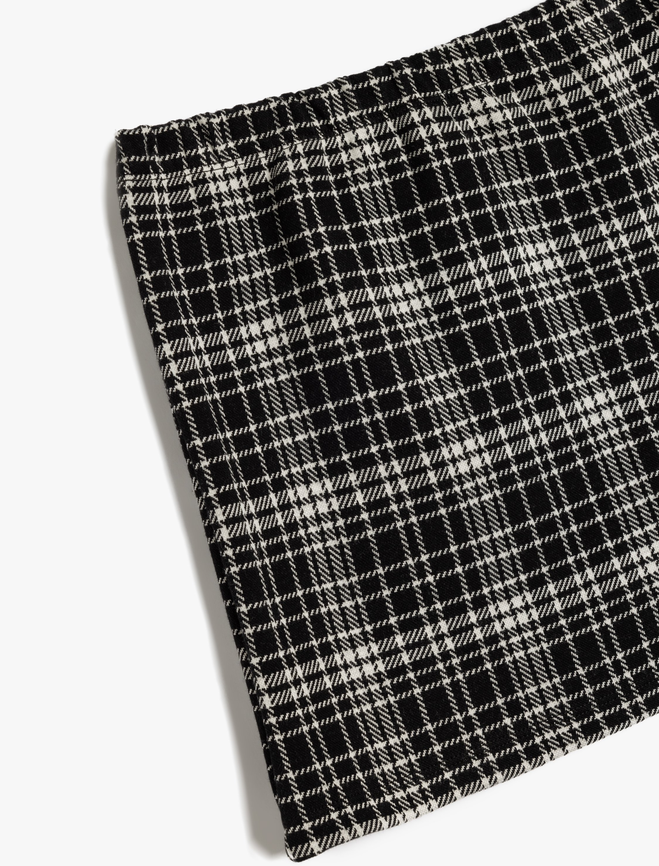  Kız Çocuk Mini Etek Beli Lastikli Dar Kesim